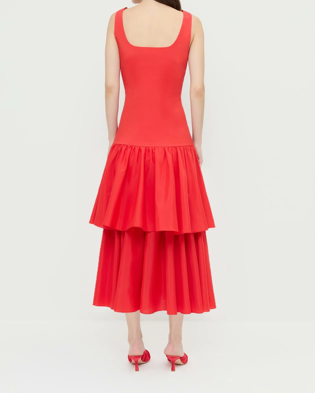 Celestina Dress | Red - Image 3