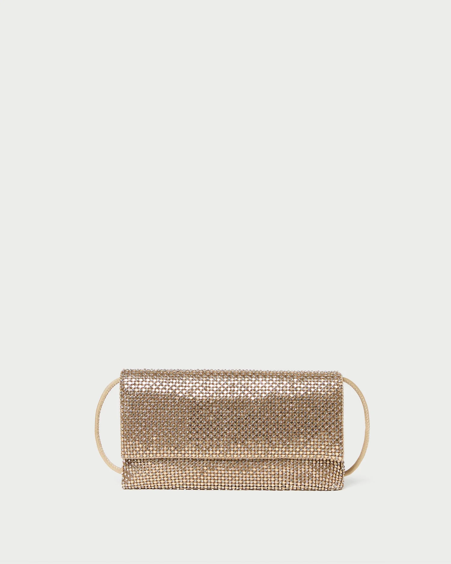 Charlee Diamante Shoulder Bag | Gold