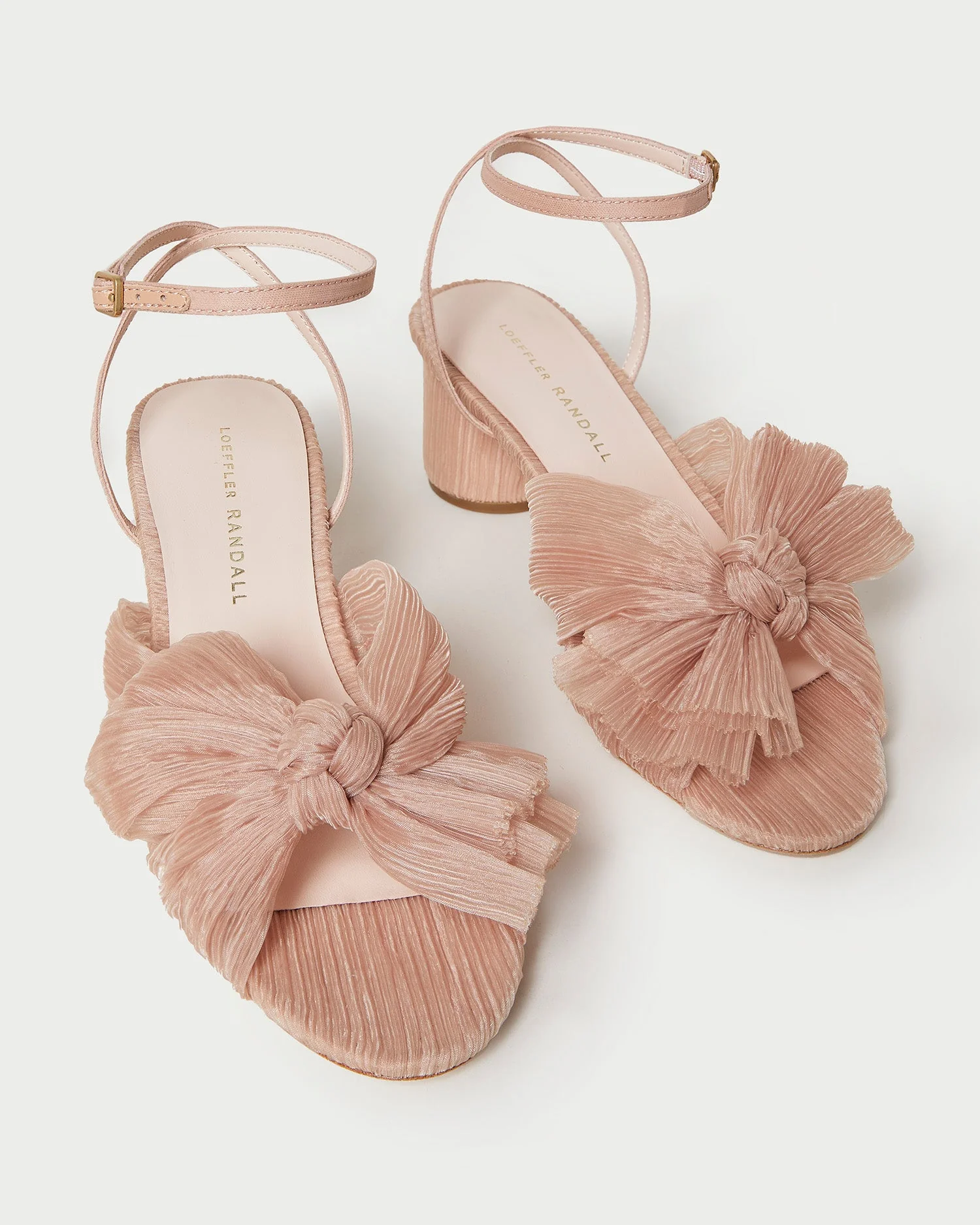 Dahlia Pleated Bow Heel | Beauty - Image 3