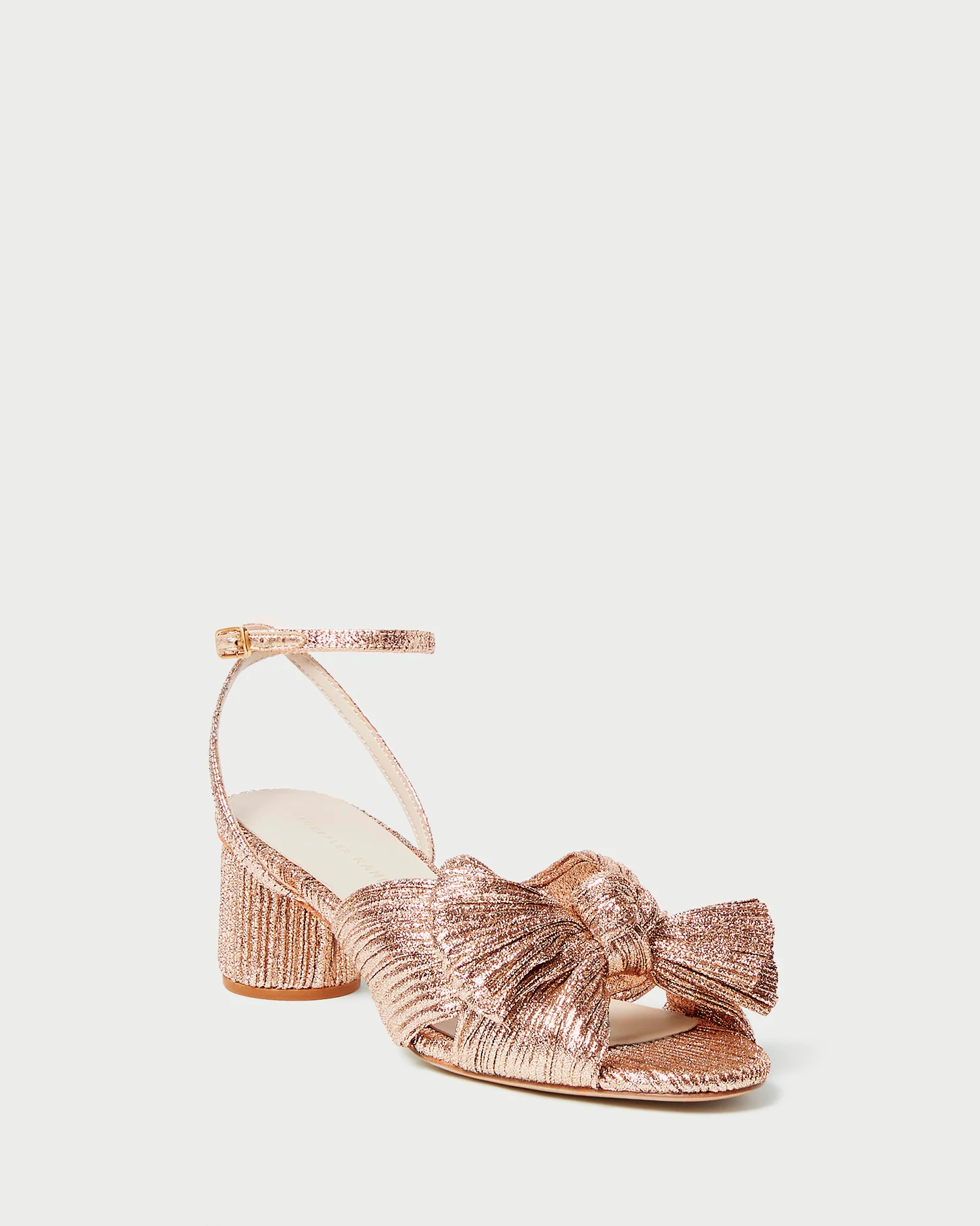 Dahlia Pleated Bow Heel | Dune