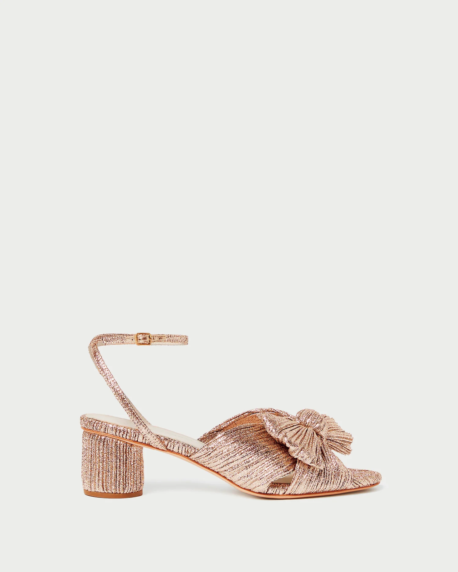 Dahlia Pleated Bow Heel | Dune - Image 2