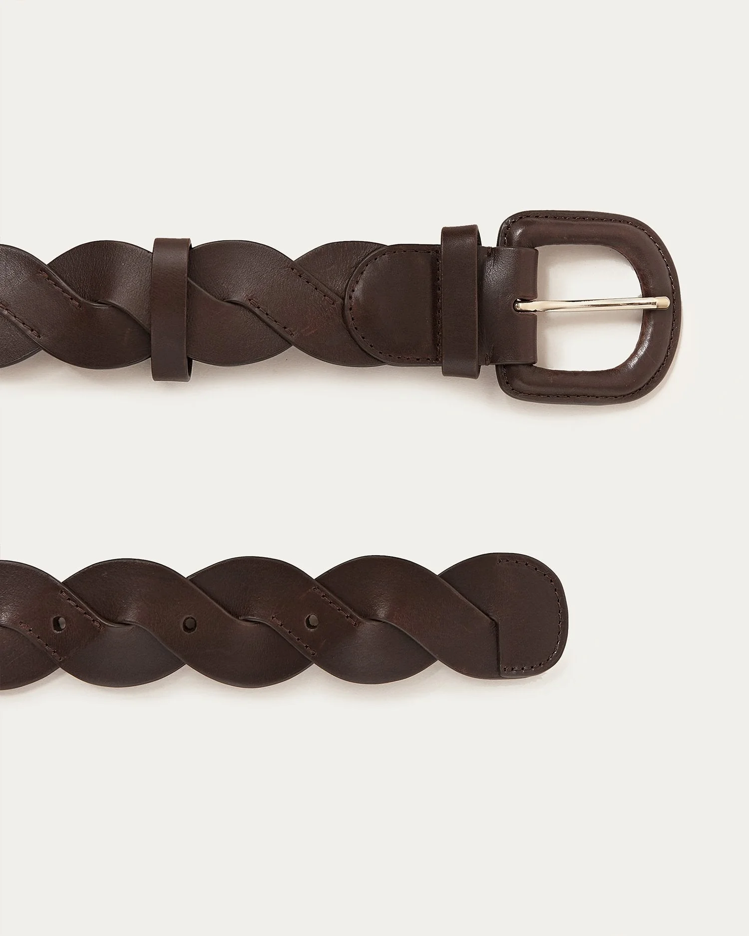 Deidre Woven Belt | Chocolate - Image 3