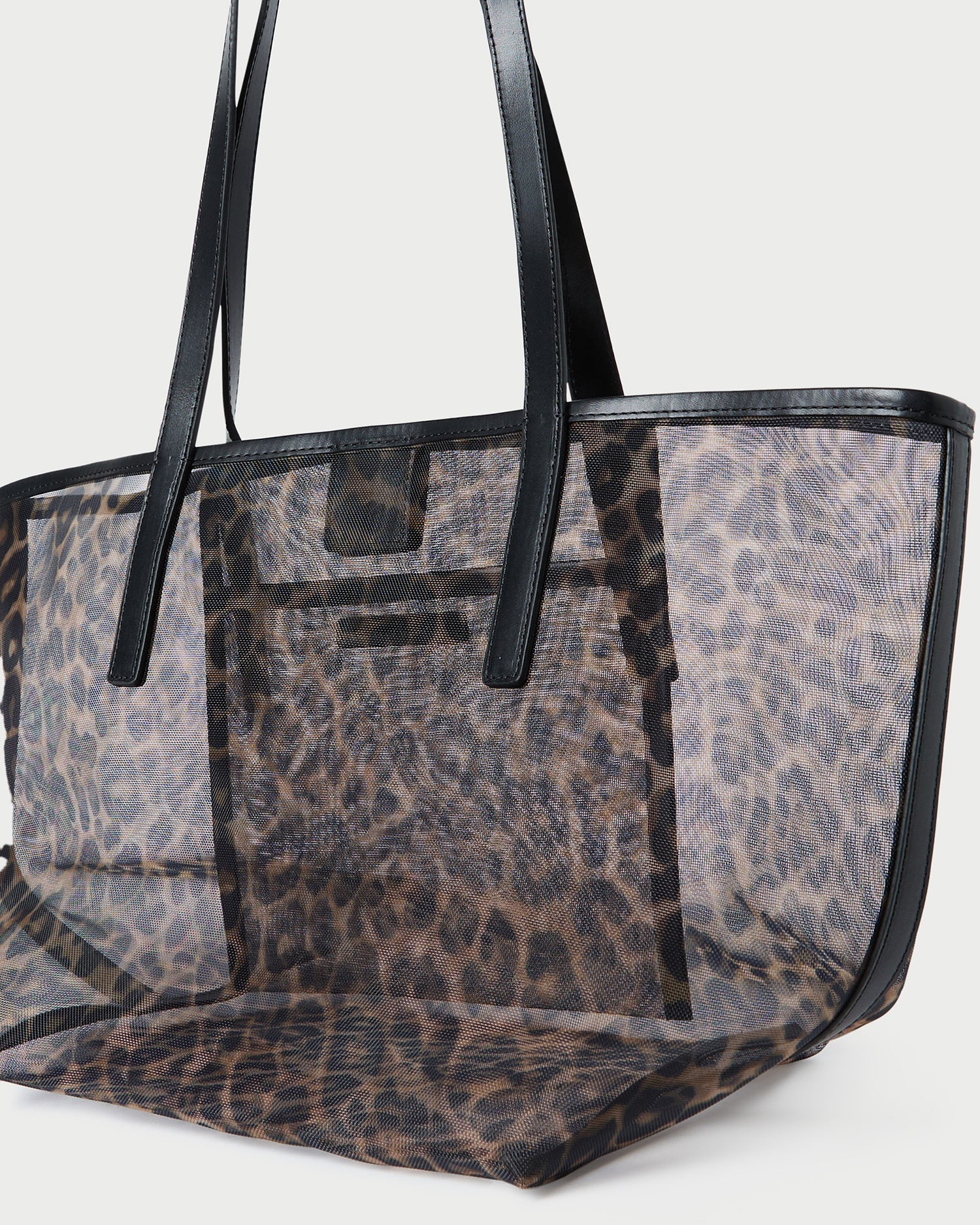 Easton Mesh Tote | Leopard - Image 3