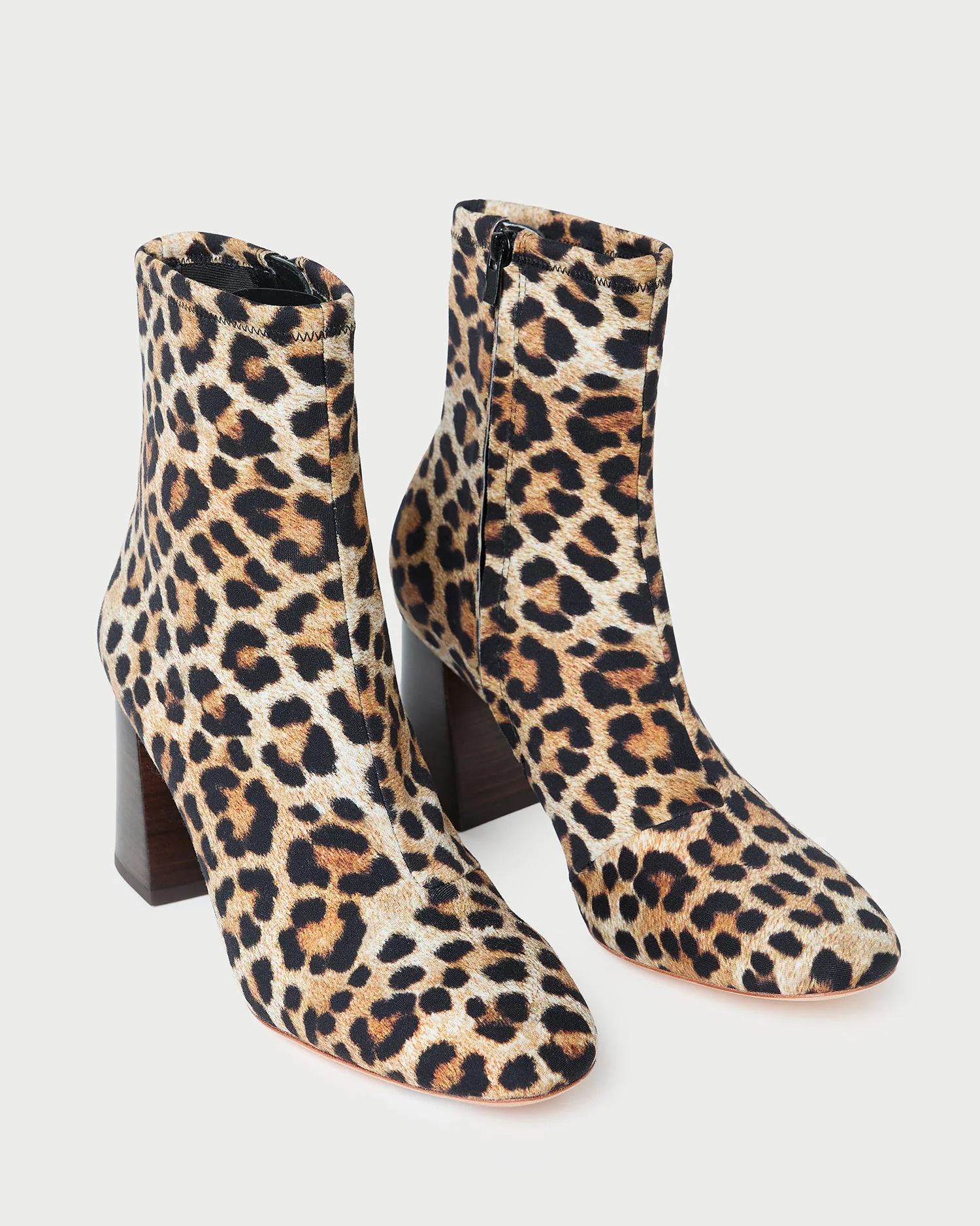 Elise Jersey Ankle Boot | Leopard - Image 3