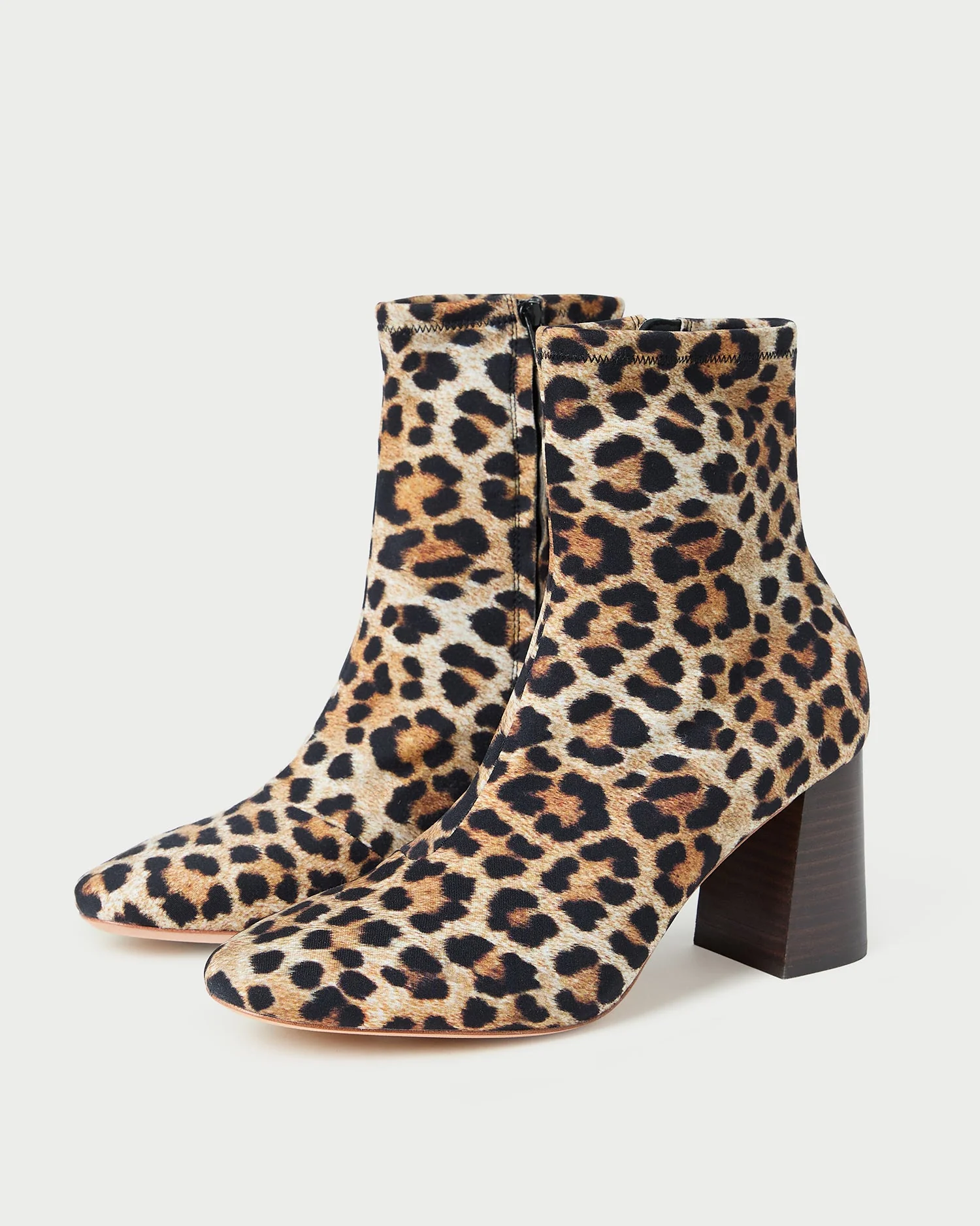 Elise Jersey Ankle Boot | Leopard - Image 4