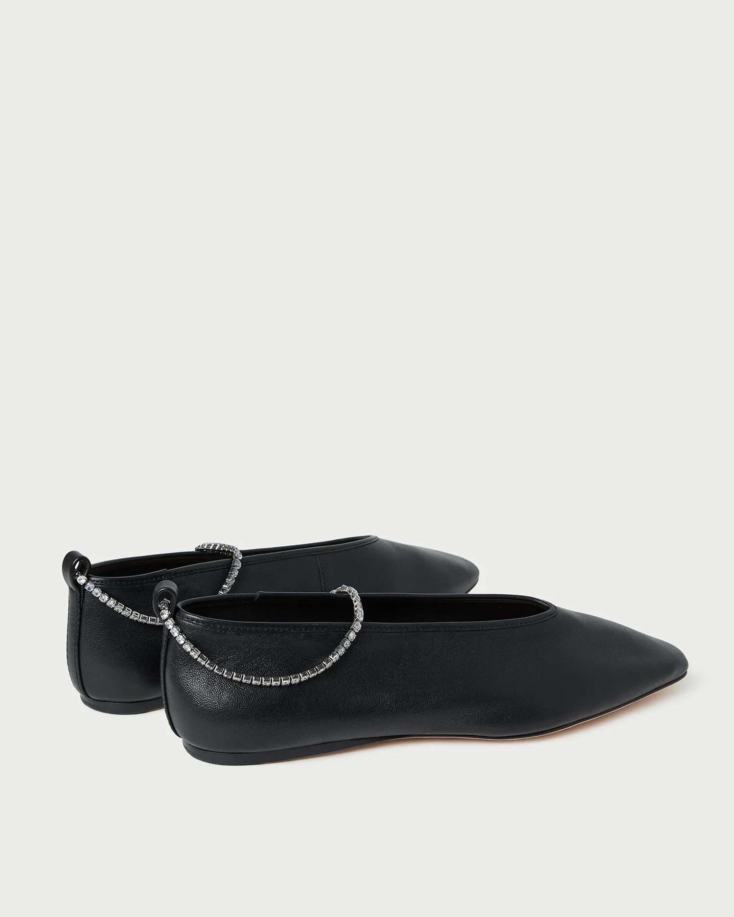 Emery Ballet Flat | Black/Crystal - Image 5