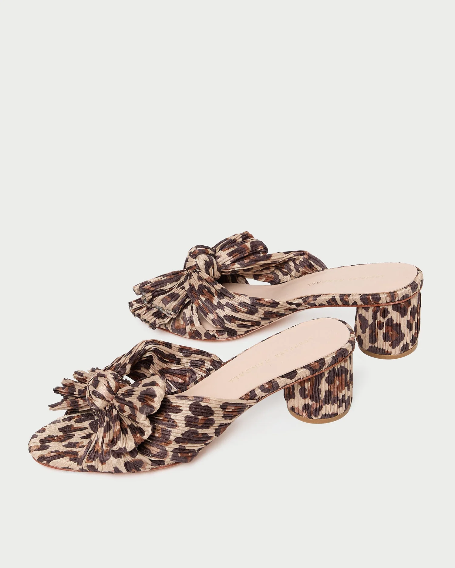 Emilia Pleated Bow Sandal | Leopard - Image 5