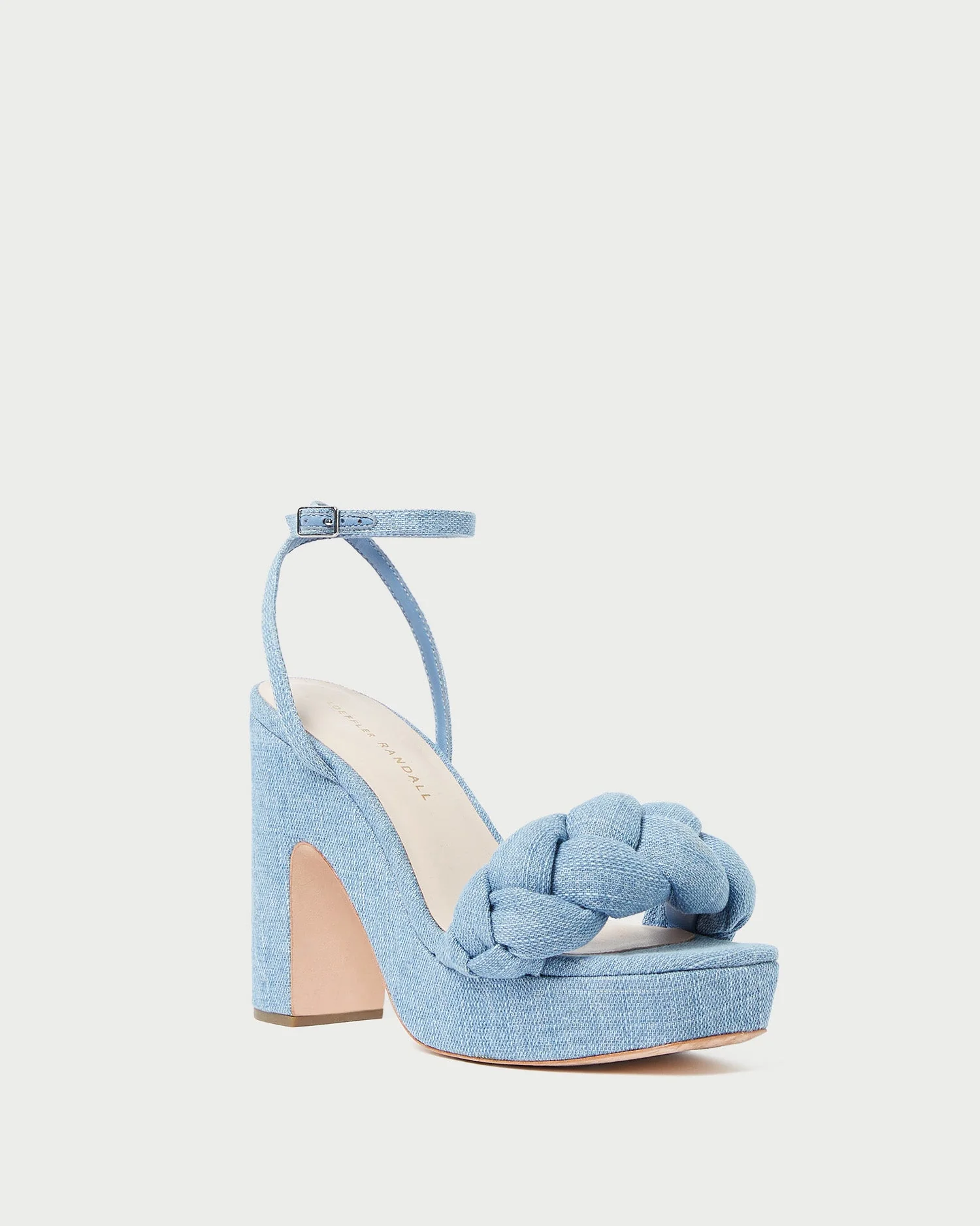 Fae Denim Platform Heel | Blue - Image 4