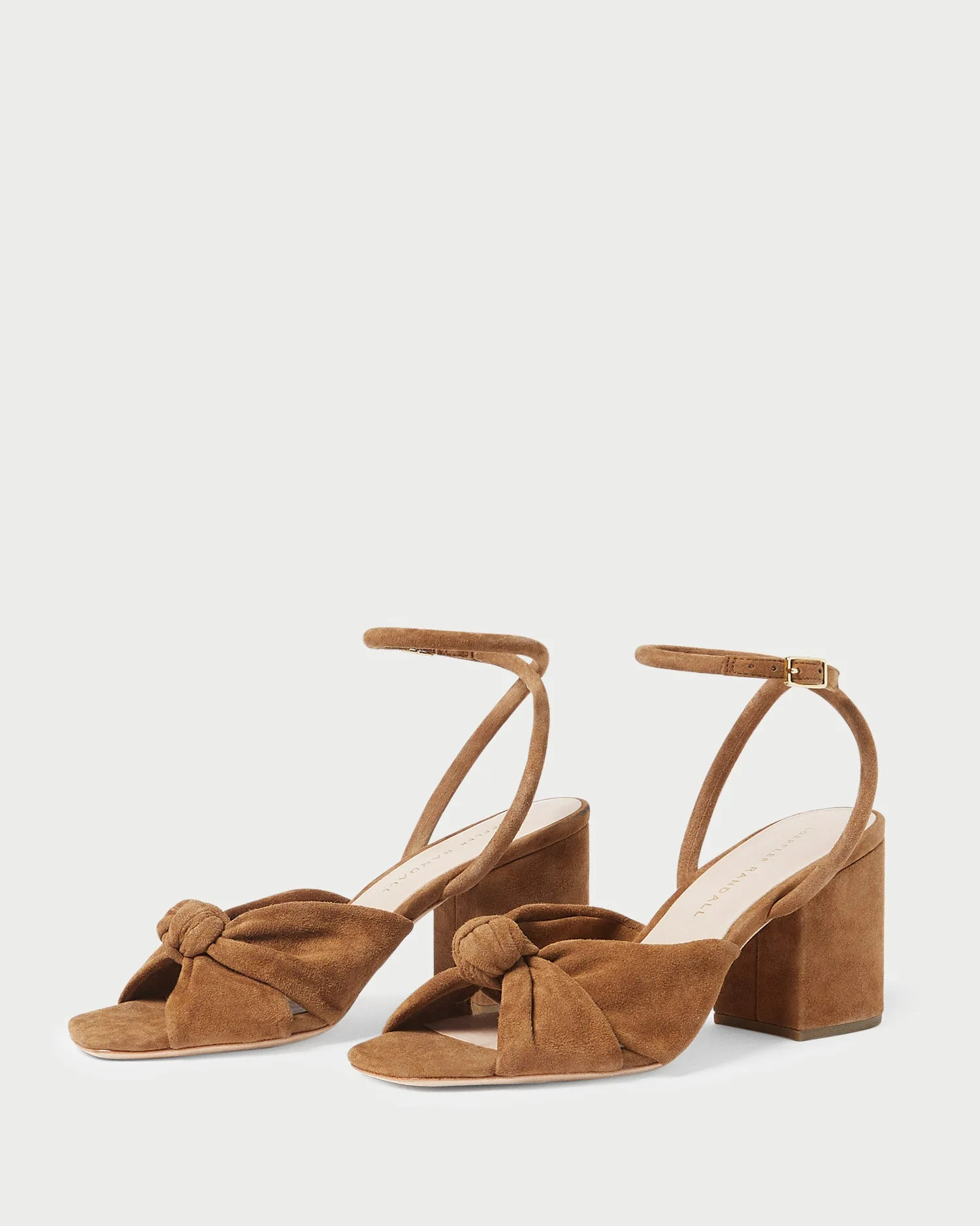 Fiamma Knot Mid-Heel Sandal | Cacao - Image 5