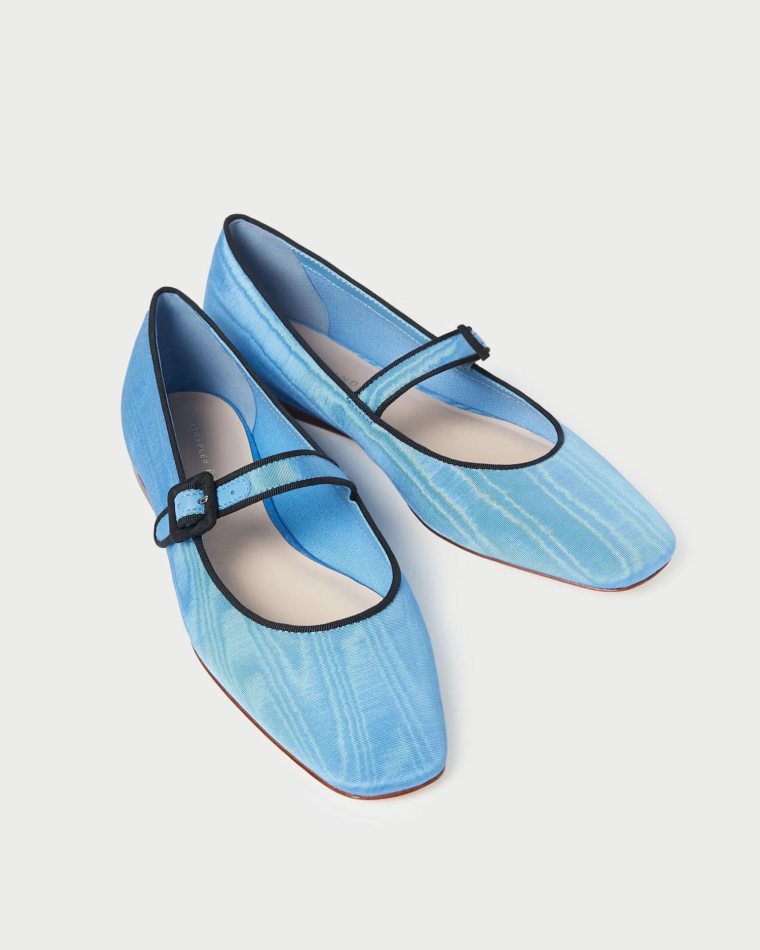Ginger Moire Mary Jane | Light Blue/Black - Image 3