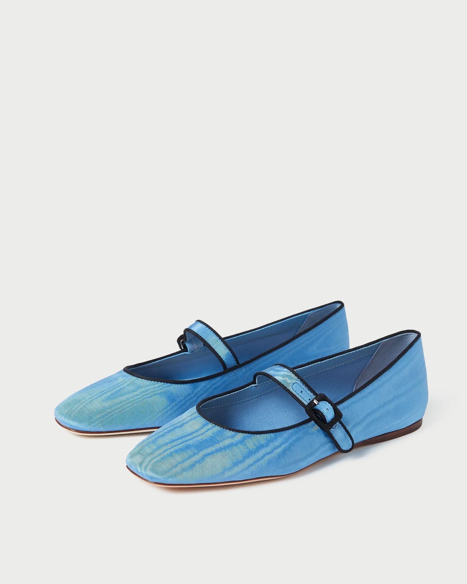 Ginger Moire Mary Jane | Light Blue/Black - Image 4