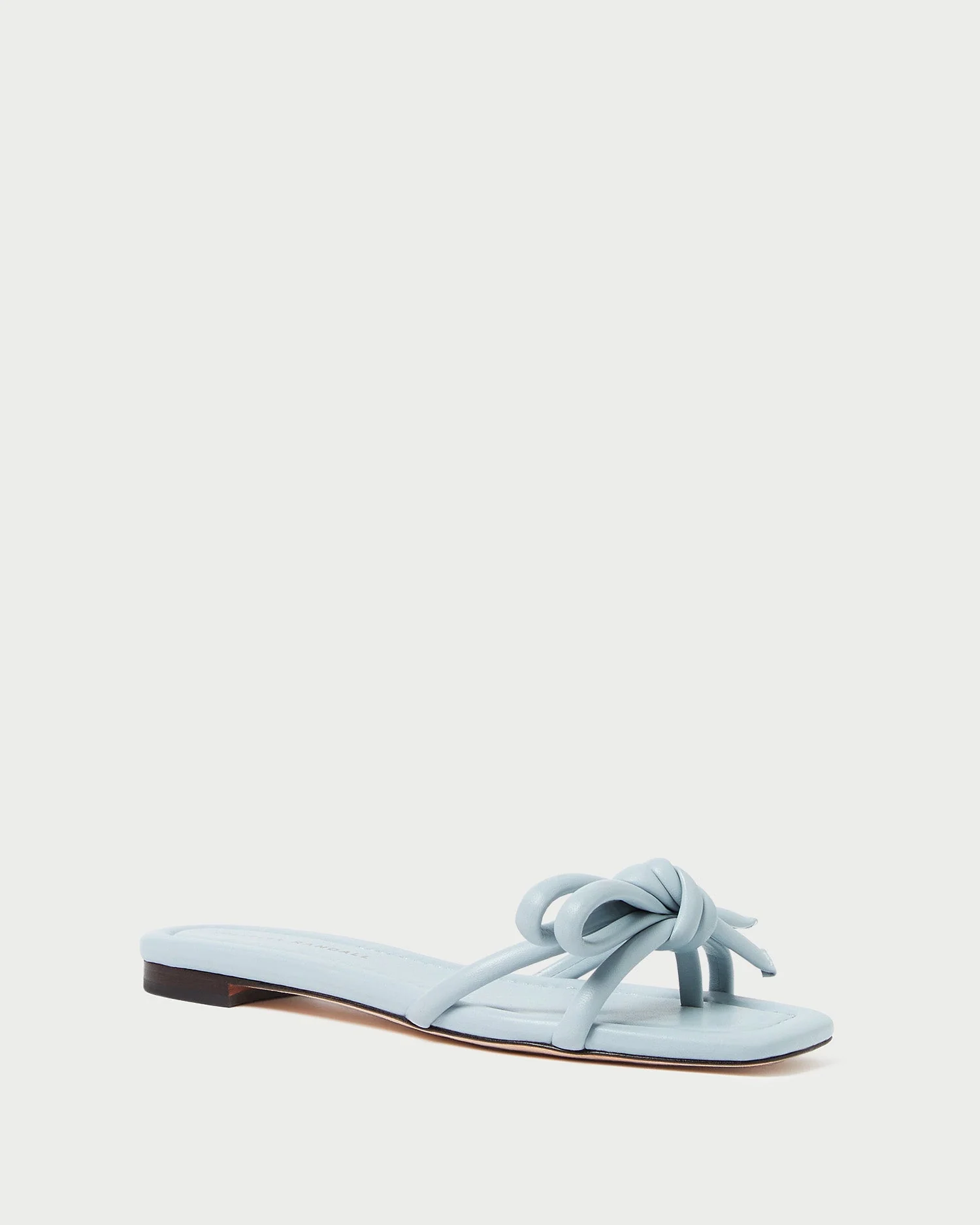 Hadley Leather Bow Sandal | Blue - Image 4