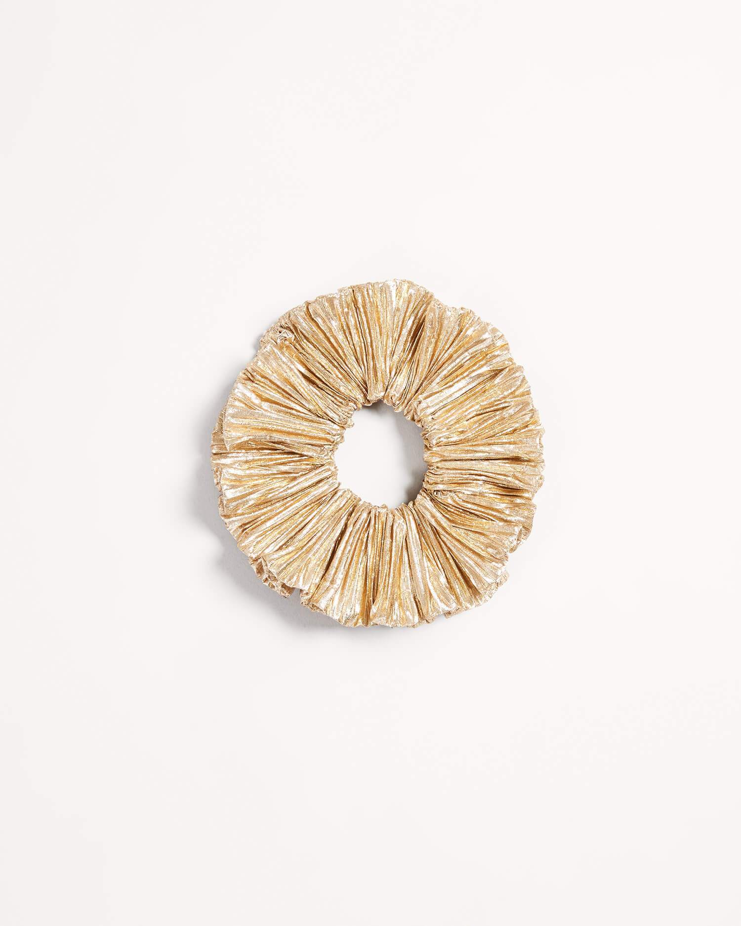 Hailey Scrunchie | Leopard/Gold - Image 2