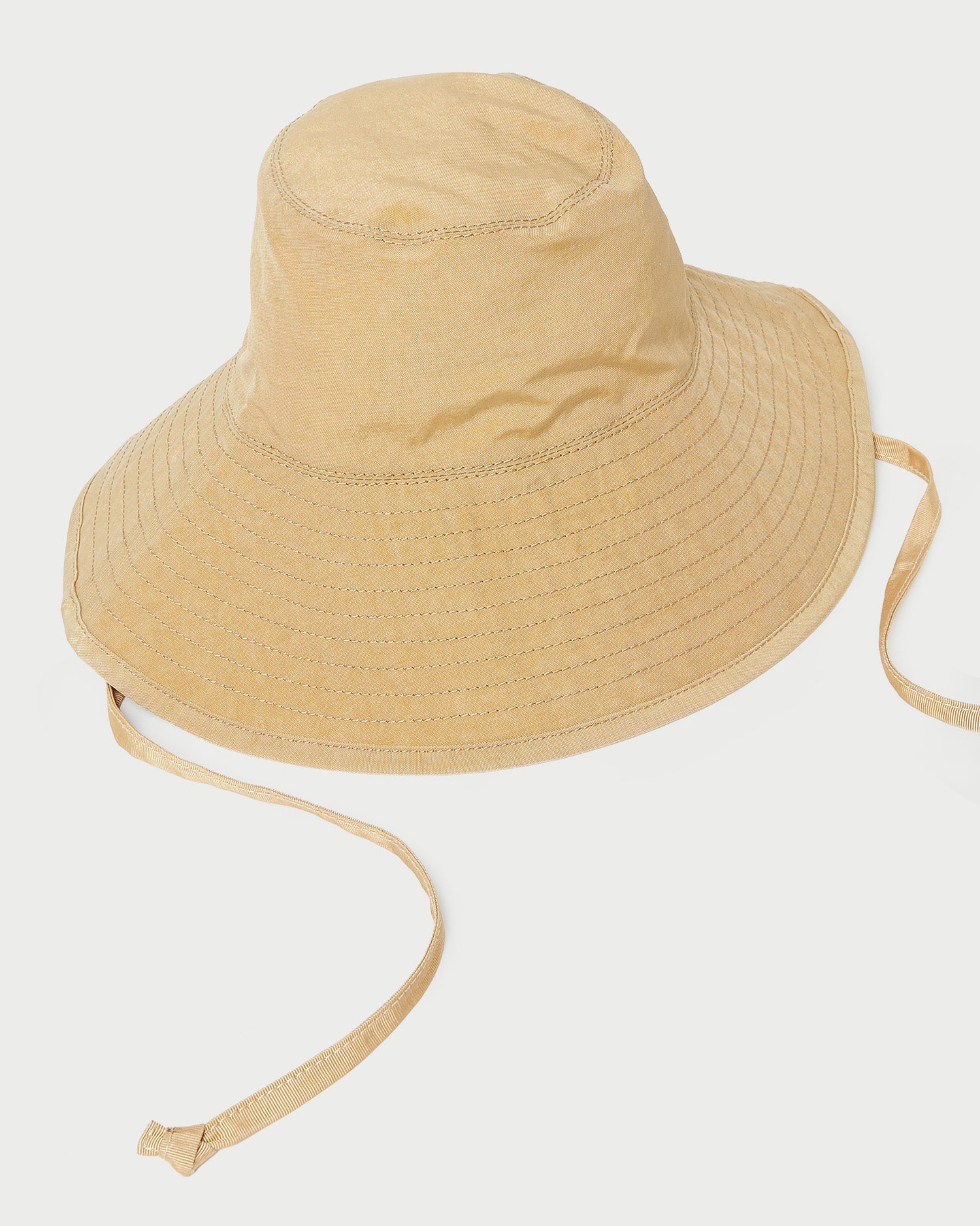 Hannah Nylon Bucket Hat | Parchment - Image 2