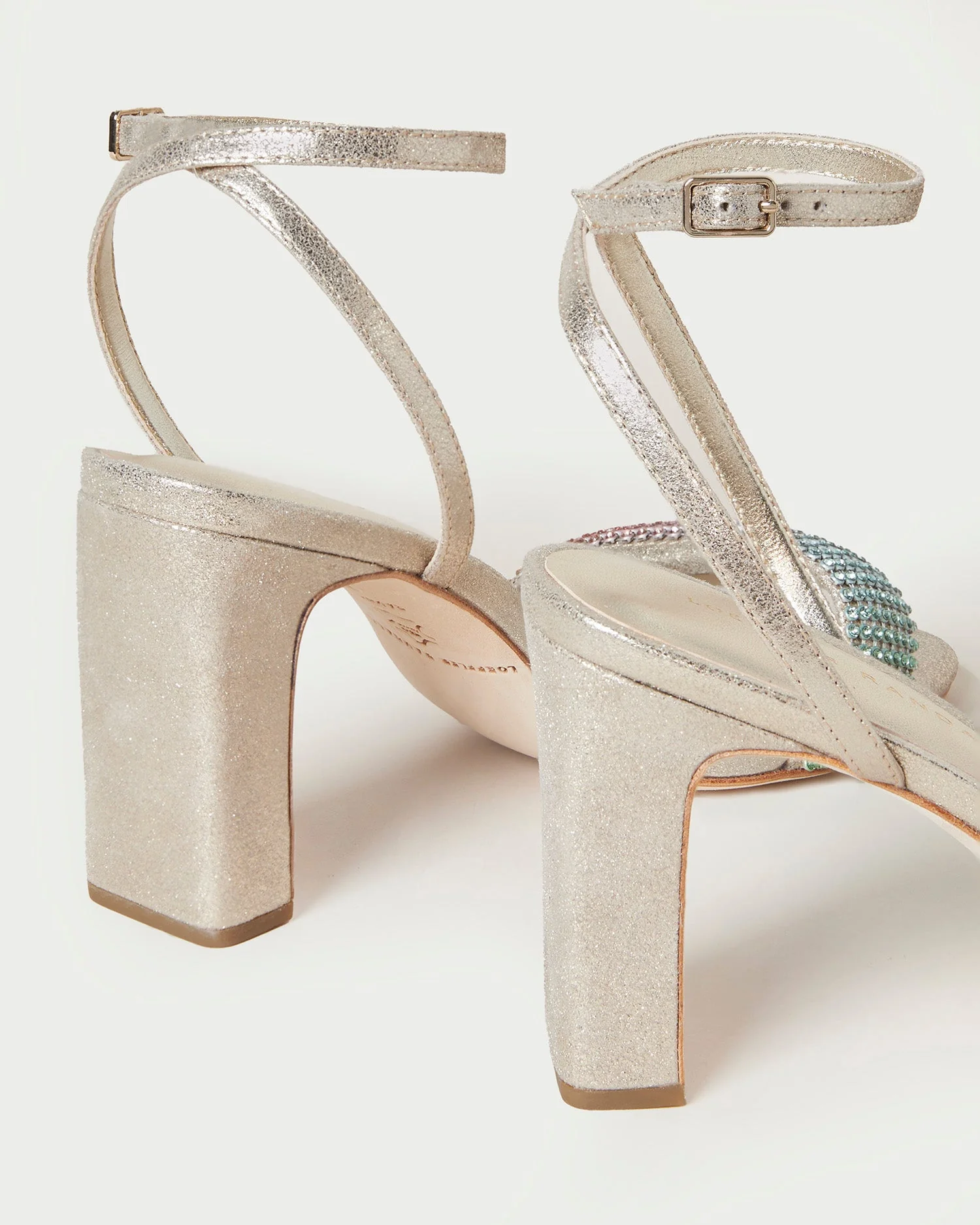 High Heel Ankle Wrap Sandal | Rainbow - Image 4