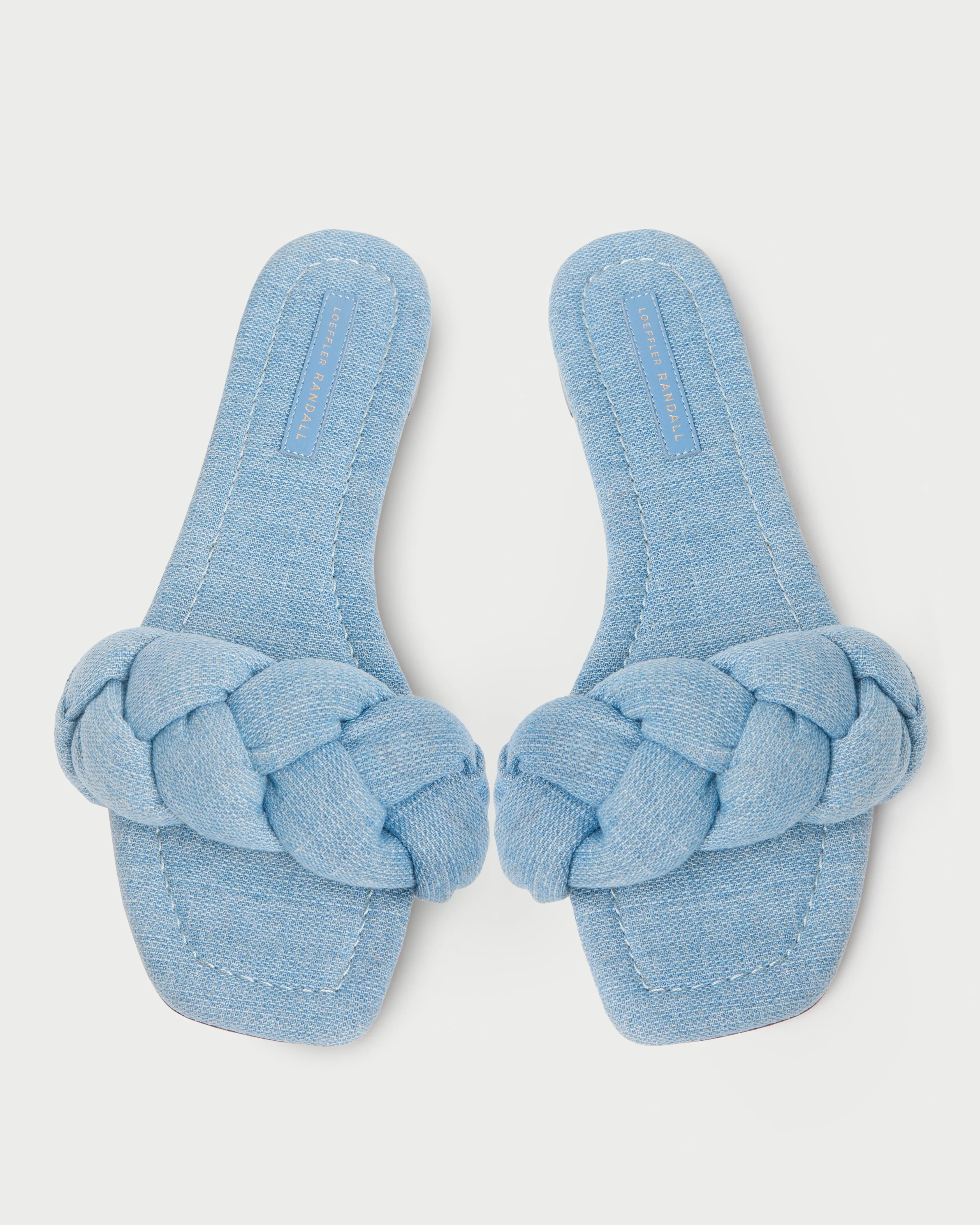 Joanna Denim Braided Sandal | Blue