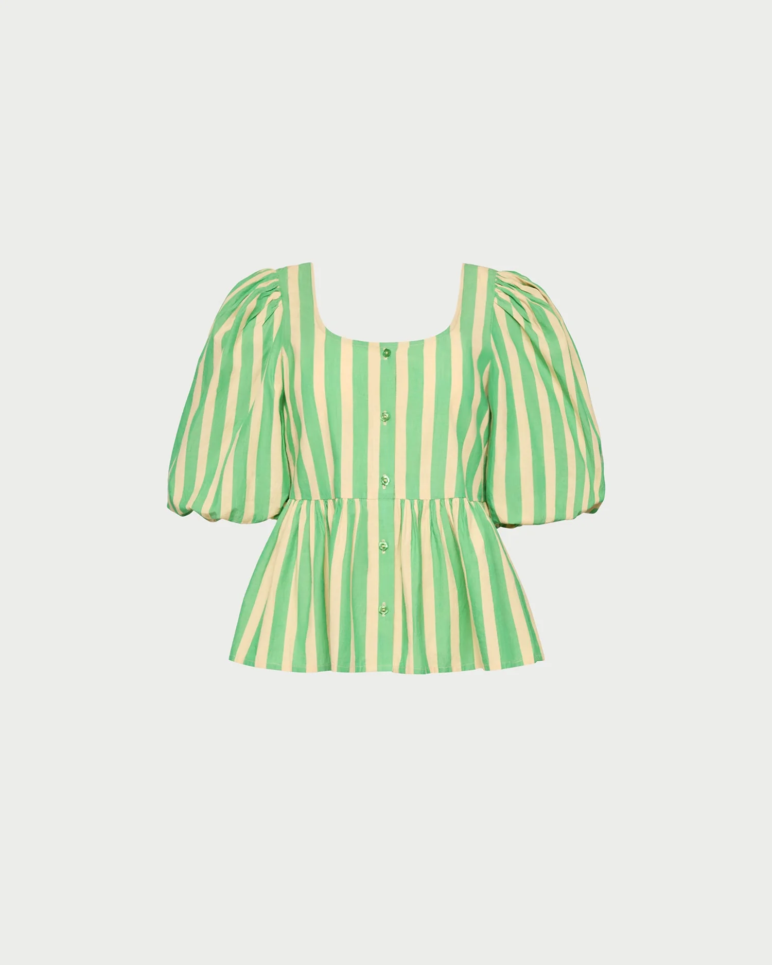 Jodie Top | Green/Tan - Image 2