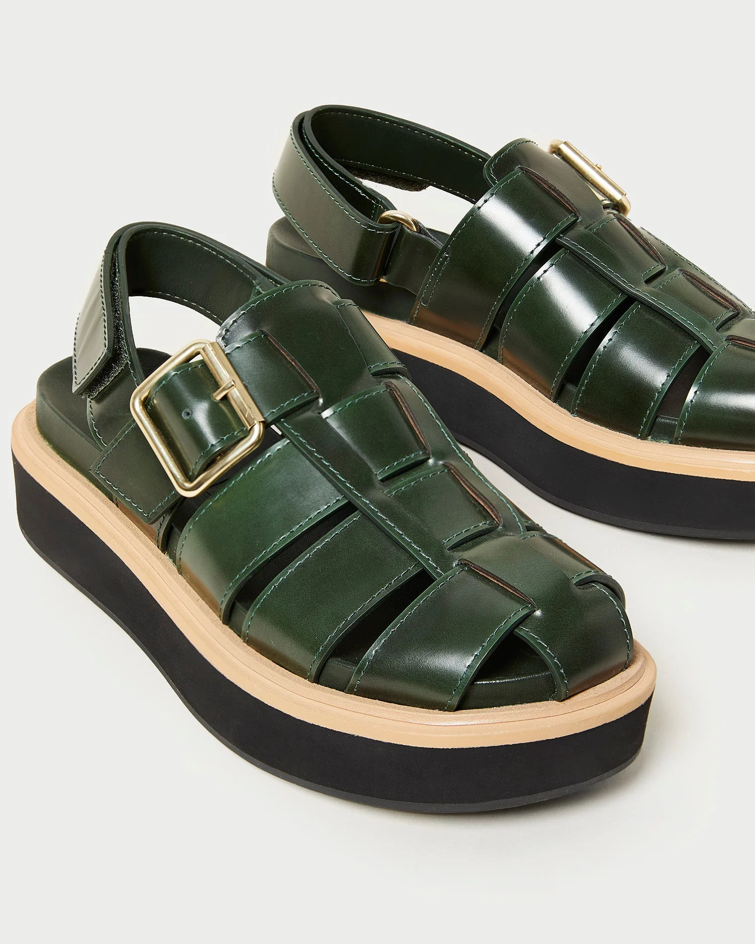 Judd Caged Sandal | Forest - Image 3