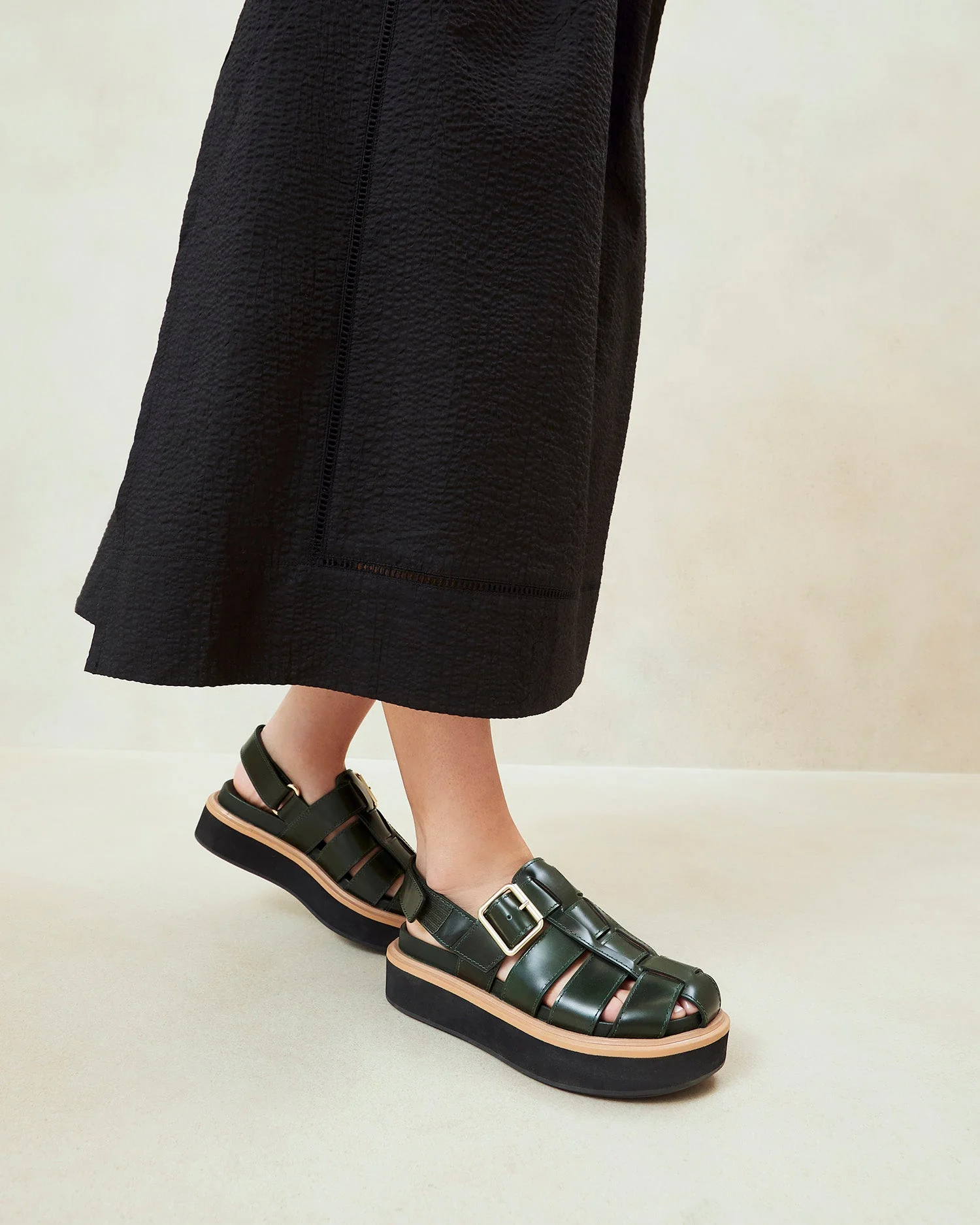 Judd Caged Sandal | Forest - Image 5