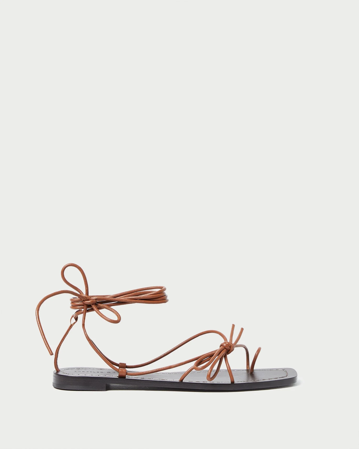Jude Leather Flat Sandal | Timber - Image 2