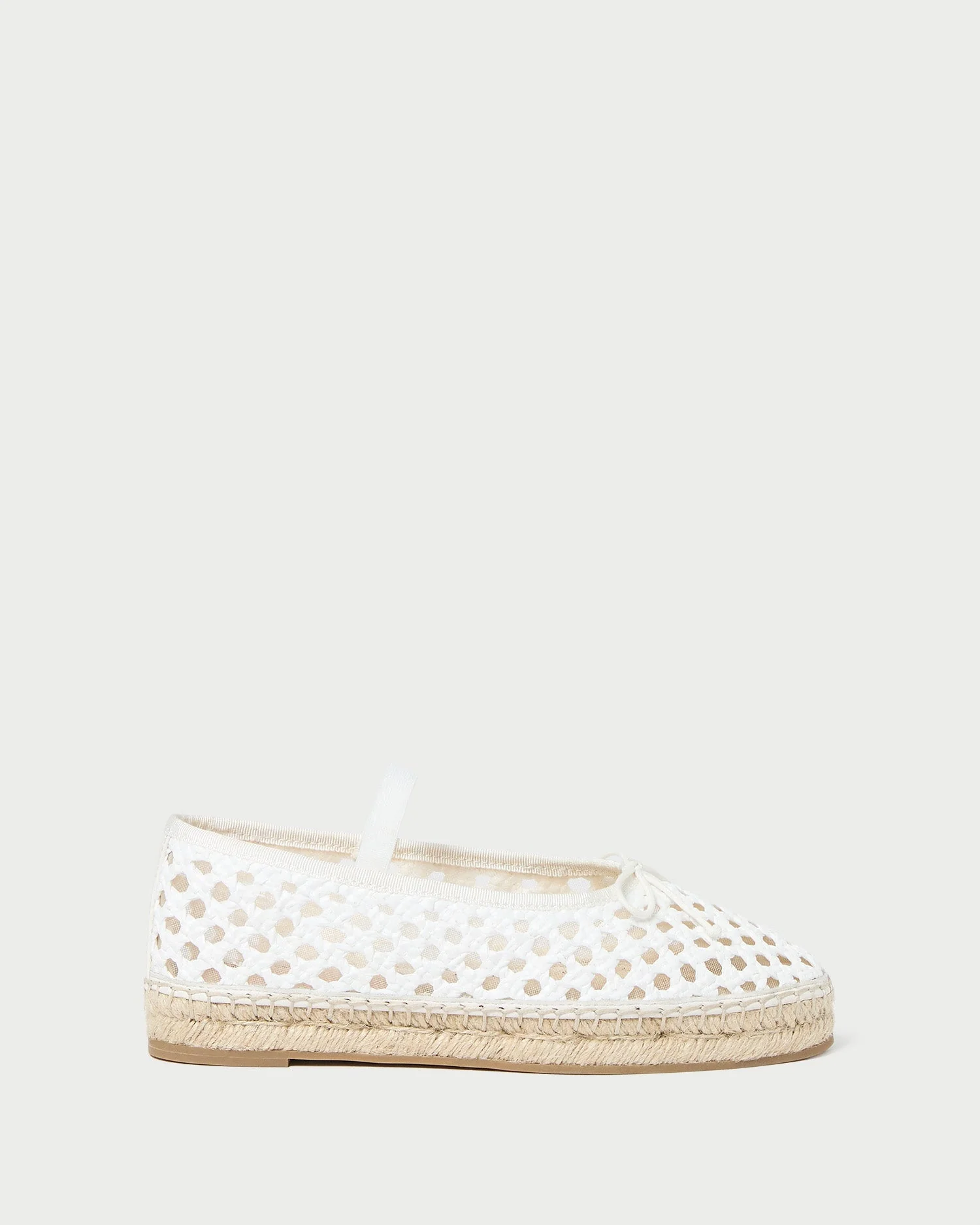 Kayla Ballet Espadrille | White Raffia - Image 3