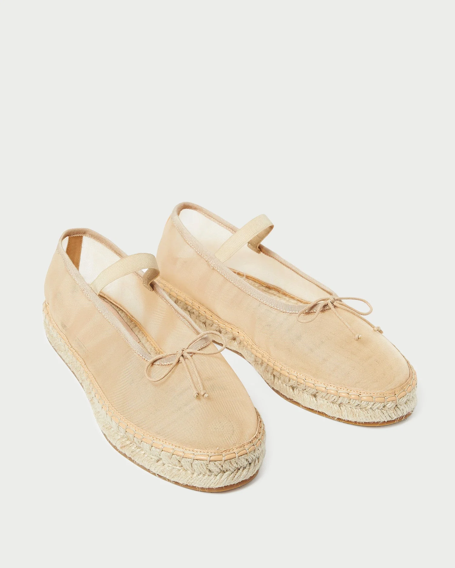 Kayla Mesh Ballet Espadrille | Caramel - Image 3