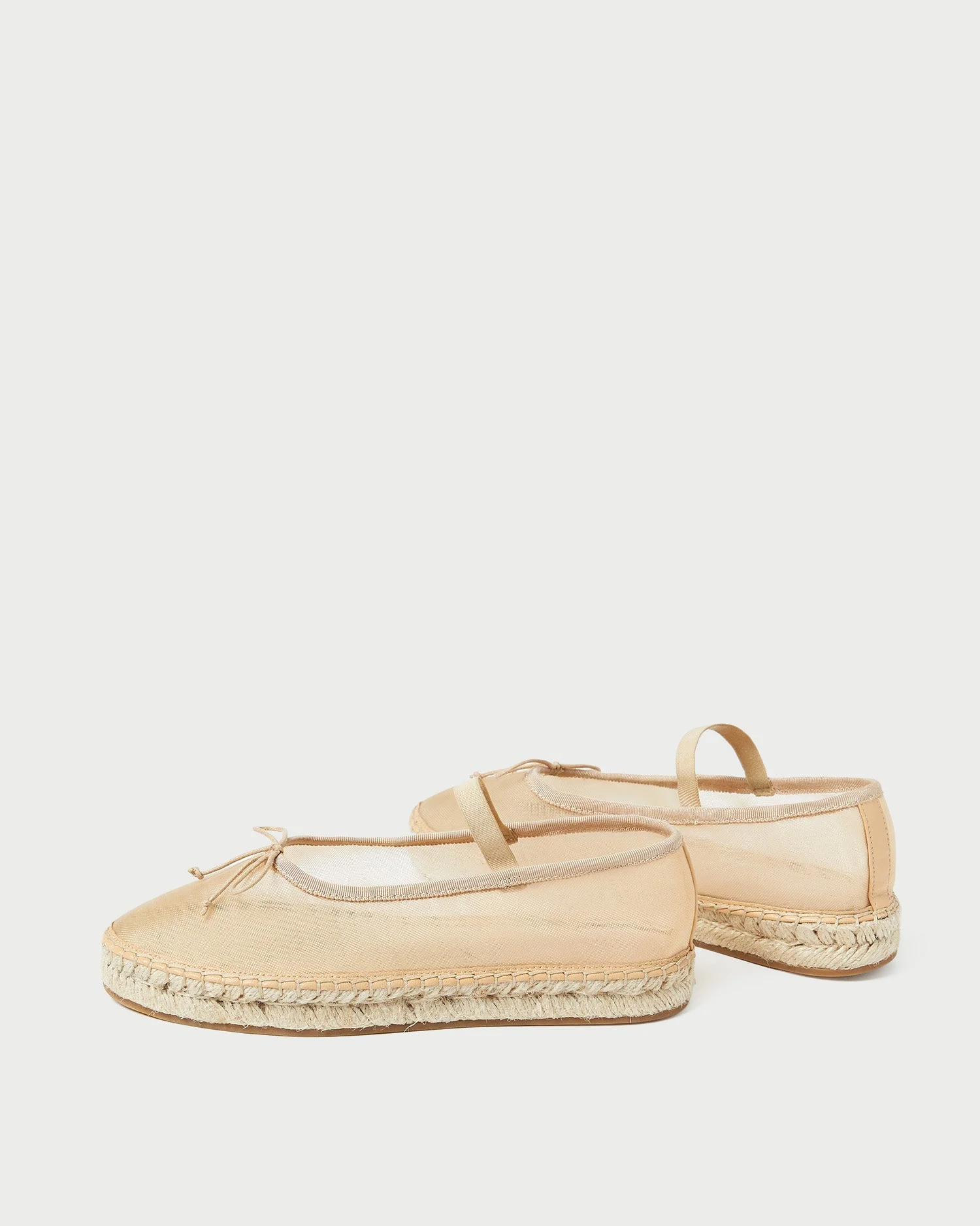 Kayla Mesh Ballet Espadrille | Caramel - Image 4