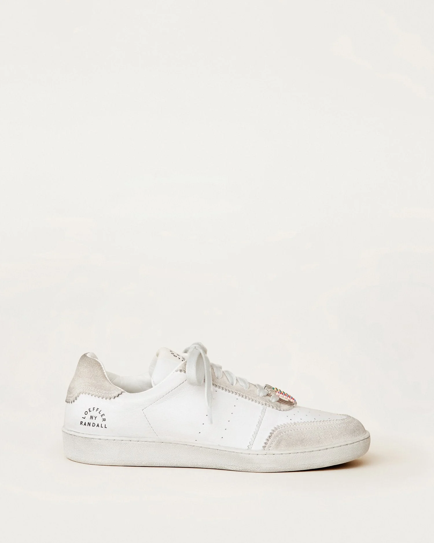 Keeley Beaded Pin Sneaker | White - Image 4