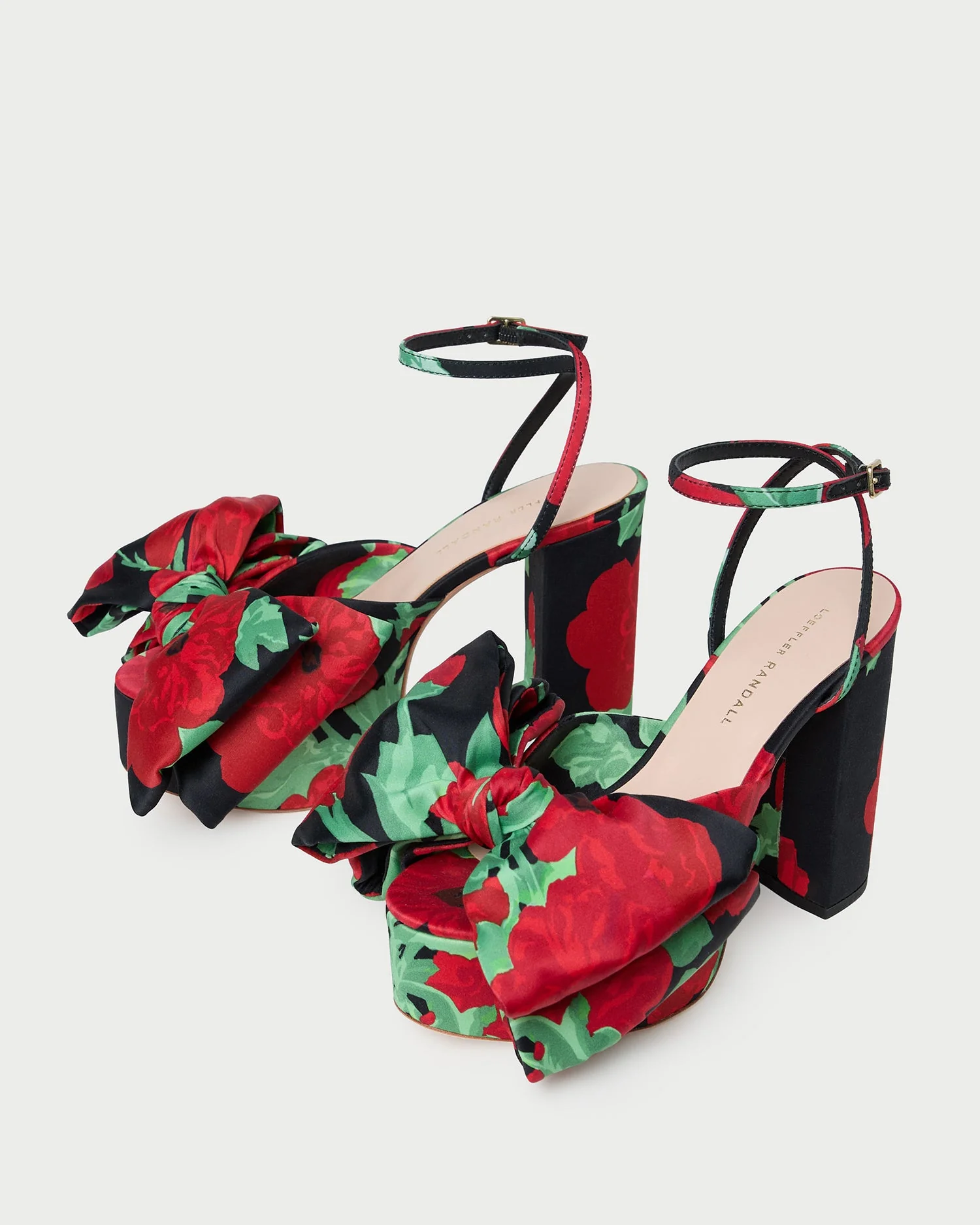Kiki Platform Sandal | Black Floral - Image 4