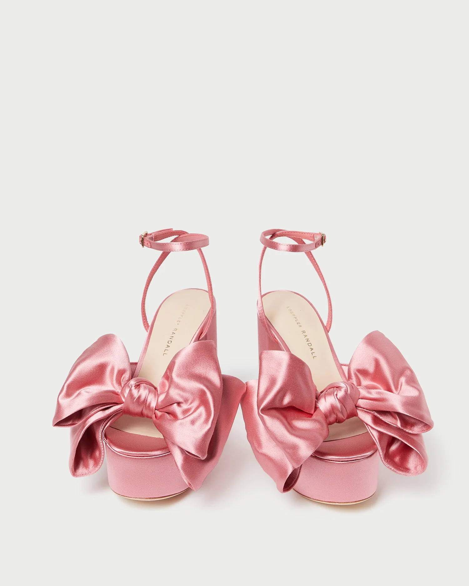 Kiki Platform Sandal | Blush Satin - Image 4