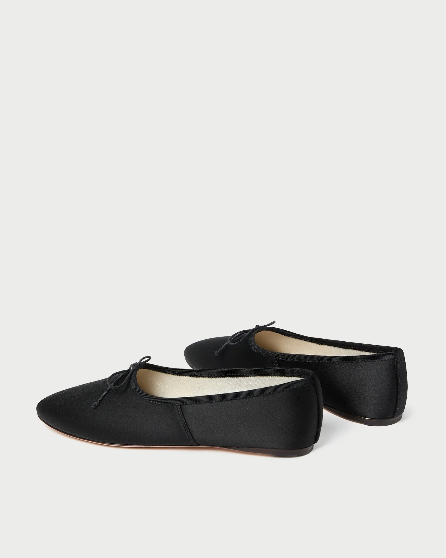 Landon Ballet Flat | Black Satin - Image 5