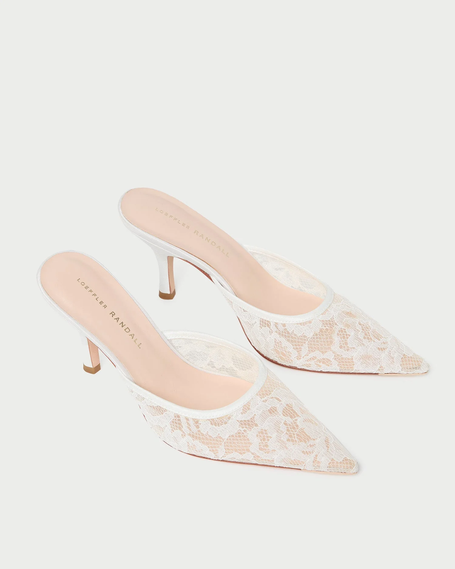 Layla Lace Mule | White - Image 3
