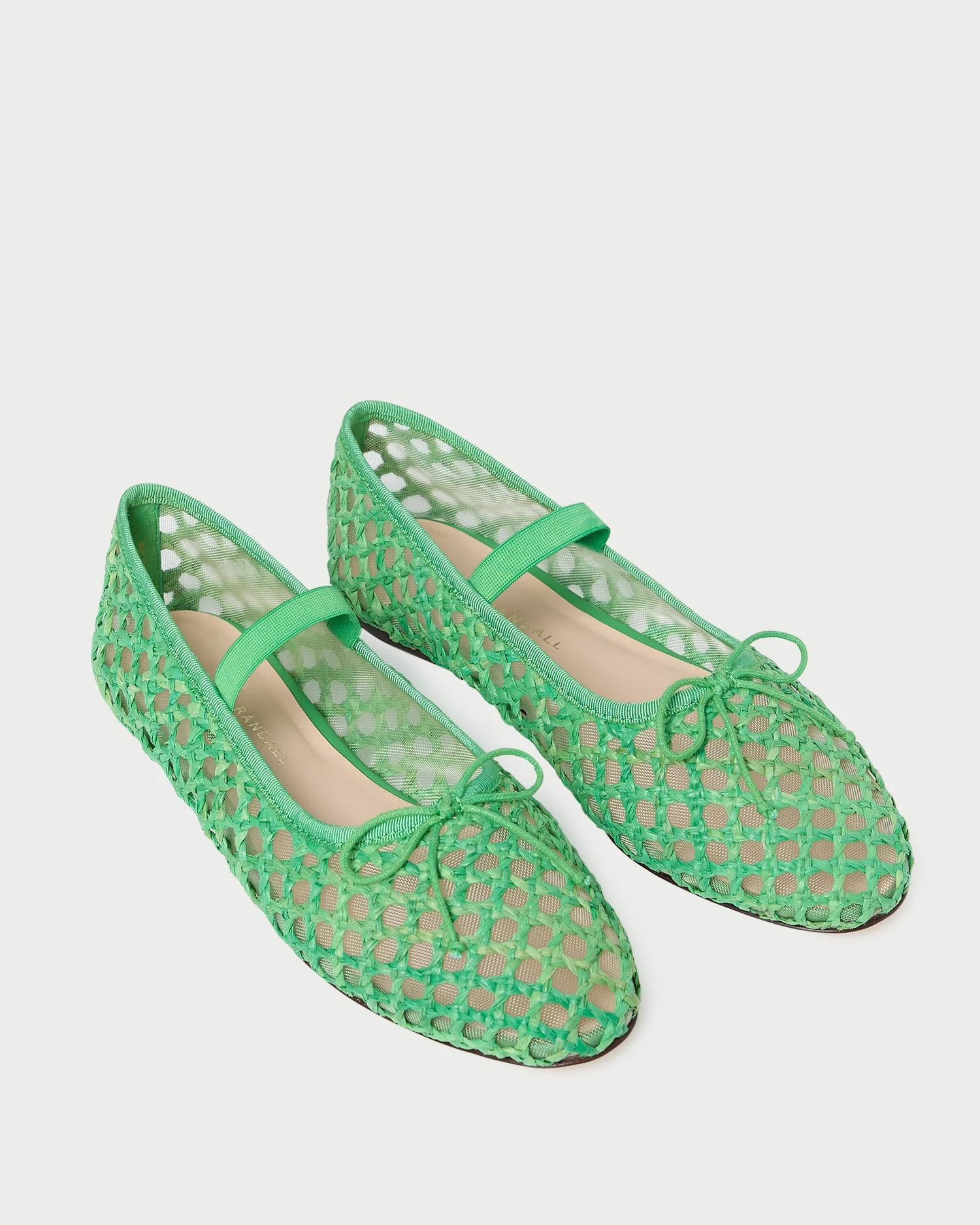 Leonie Crochet Ballet Flat | Green - Image 3