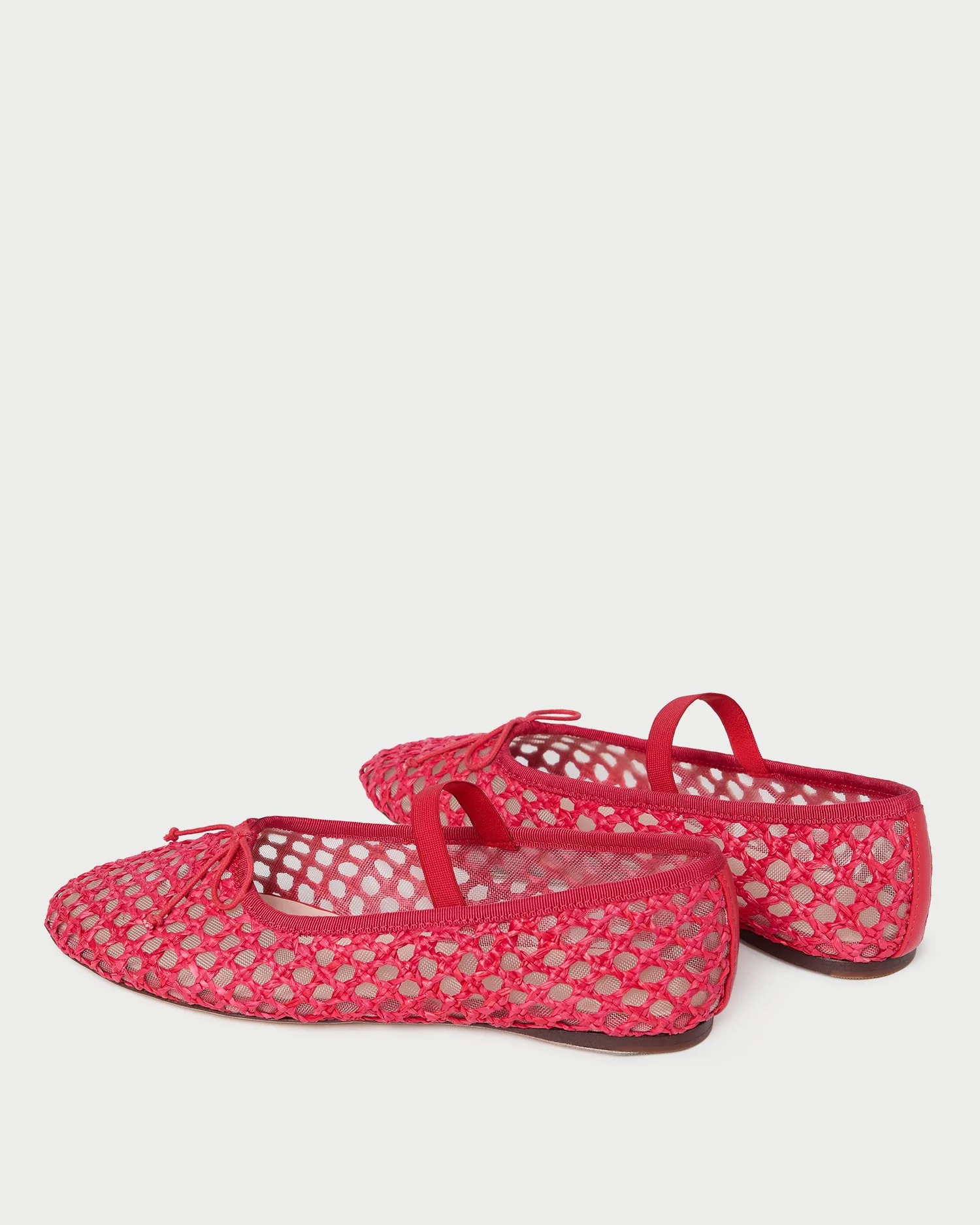 Leonie Crochet Ballet Flat | Red - Image 5