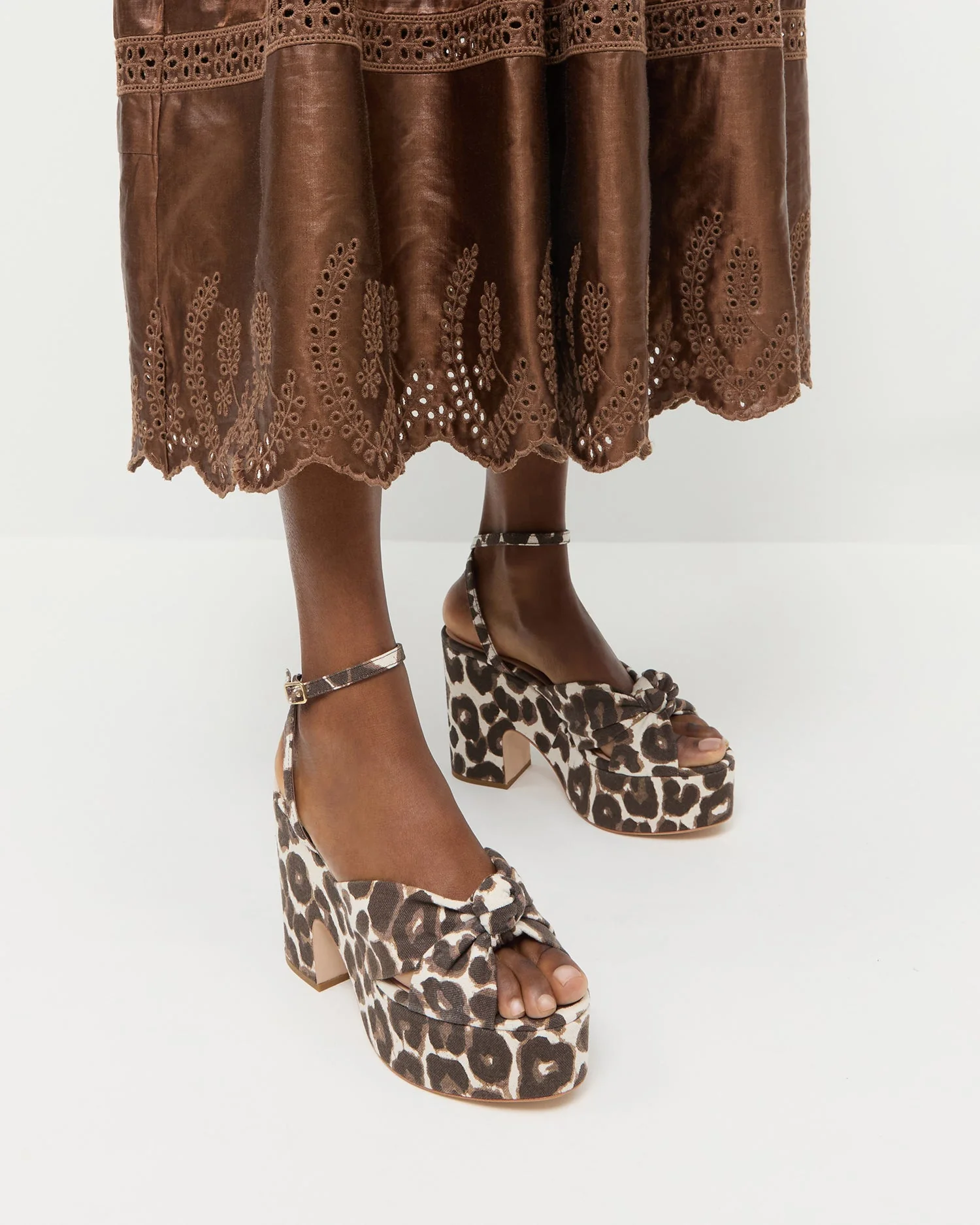 Liza Platform Sandal | Leopard - Image 2