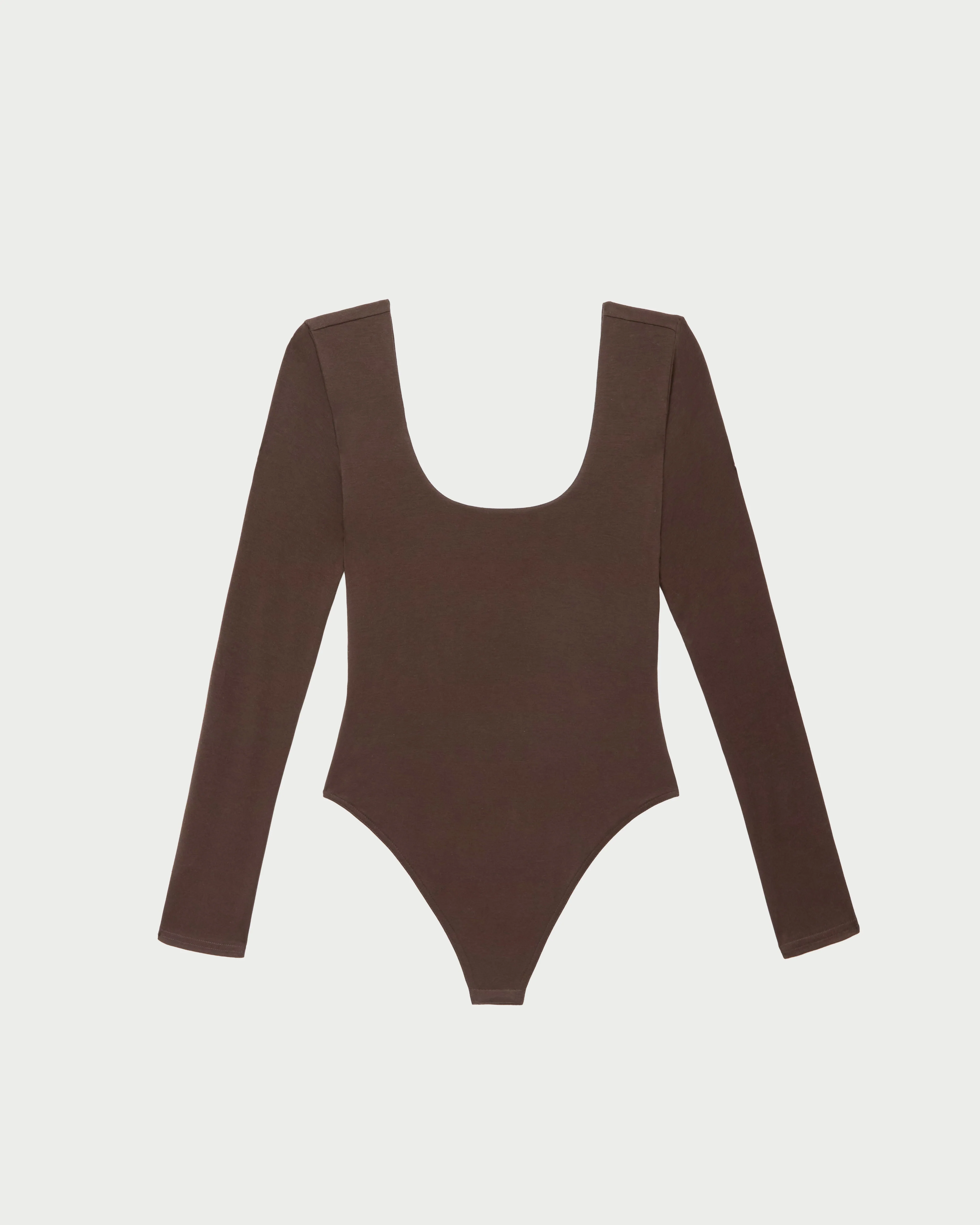 Lumi Long-Sleeve Bodysuit | Chocolate - Image 2