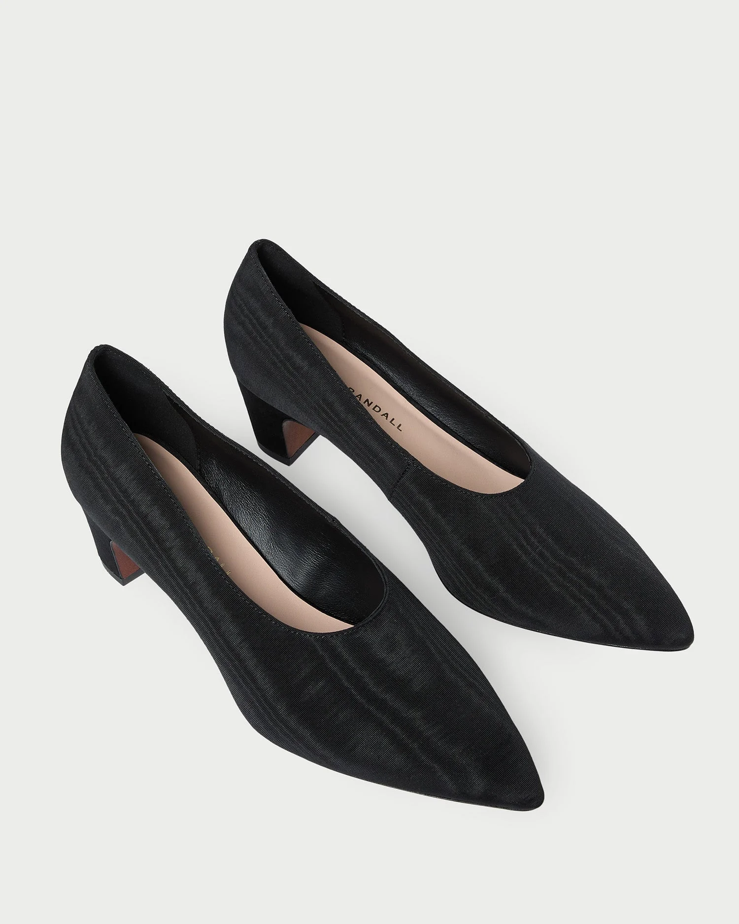 Maeve Moire Pump | Black - Image 3