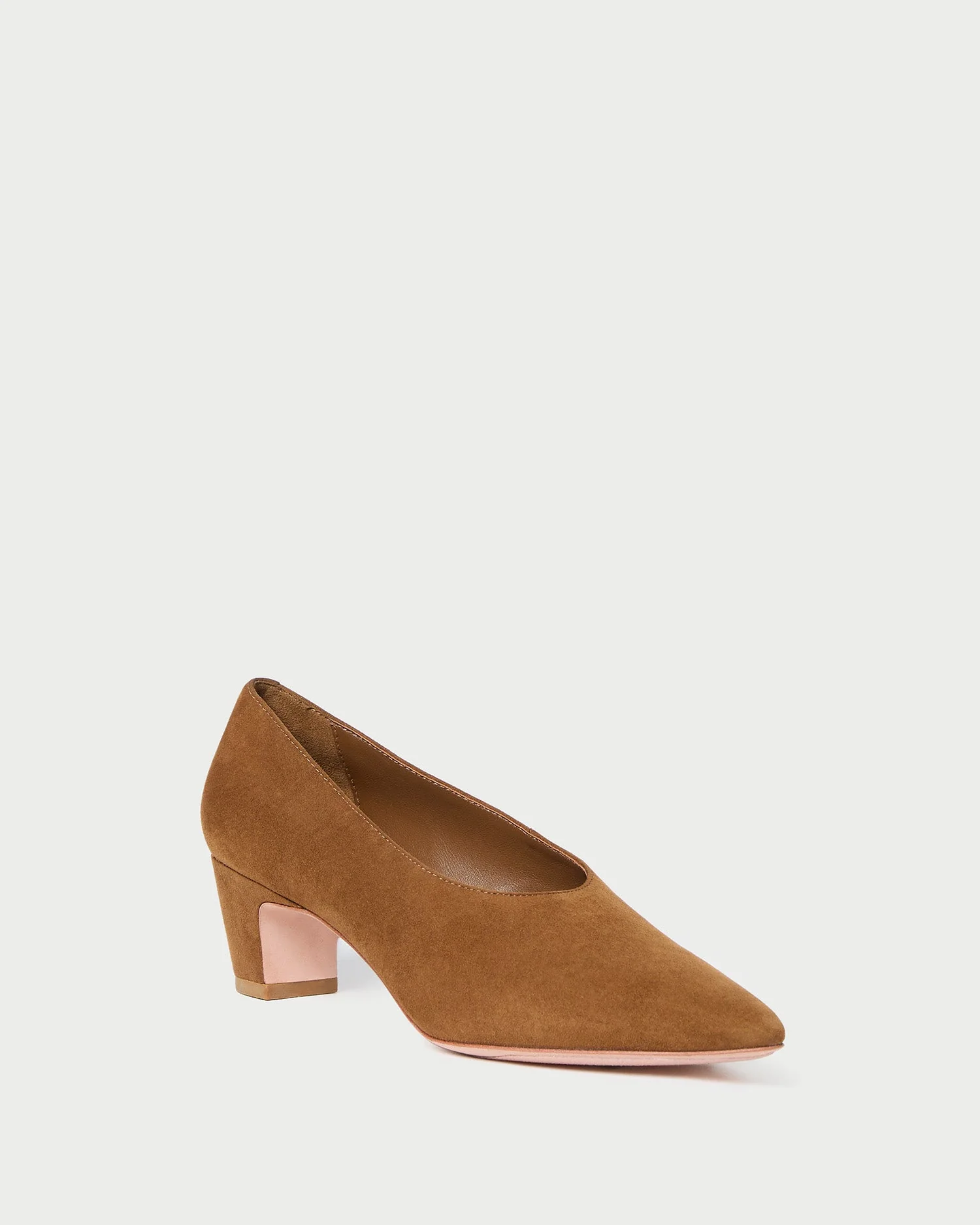 Maeve Suede Low Pump | Cacao - Image 3