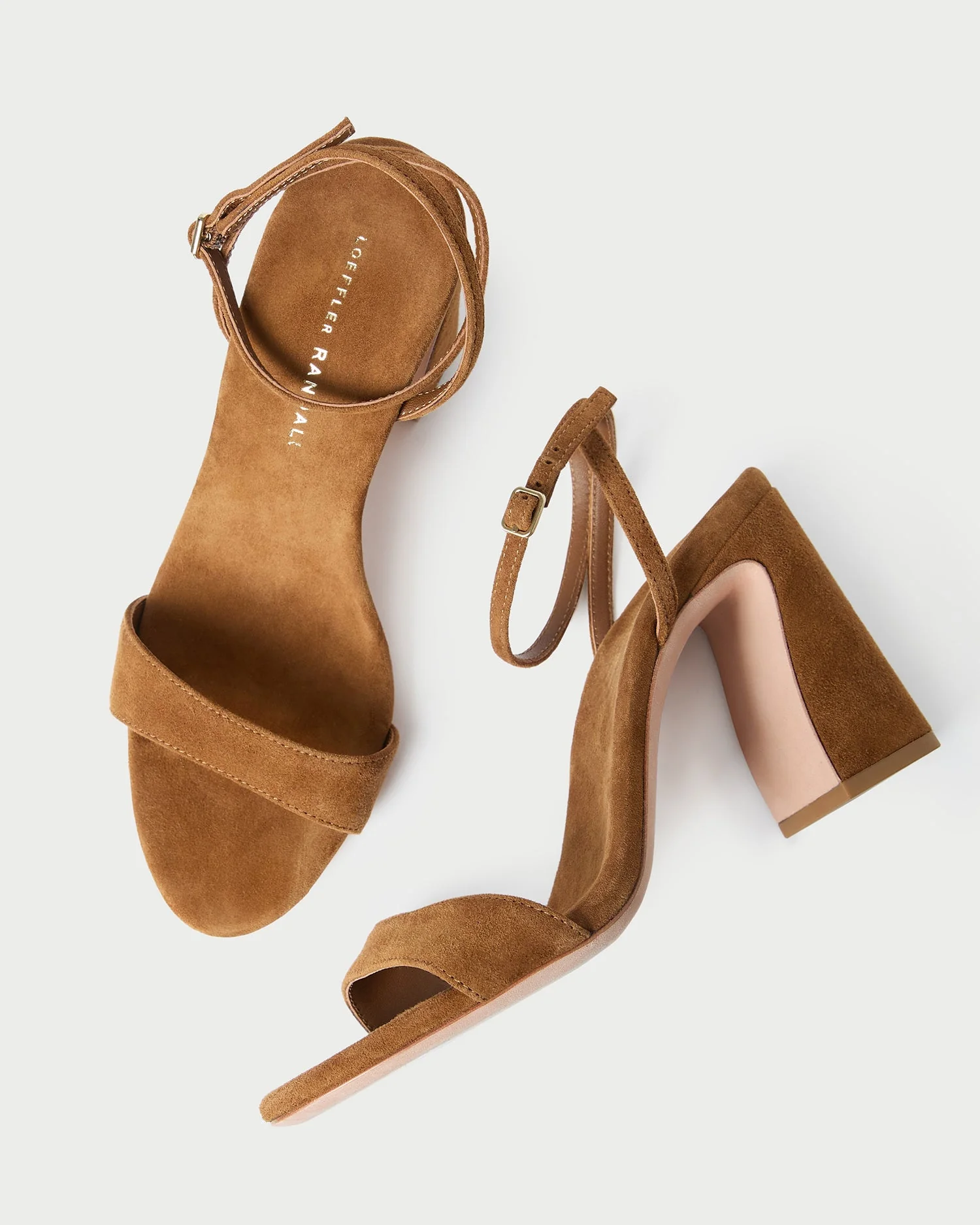 Malia Suede Curved-Heel Sandal | Cacao - Image 5