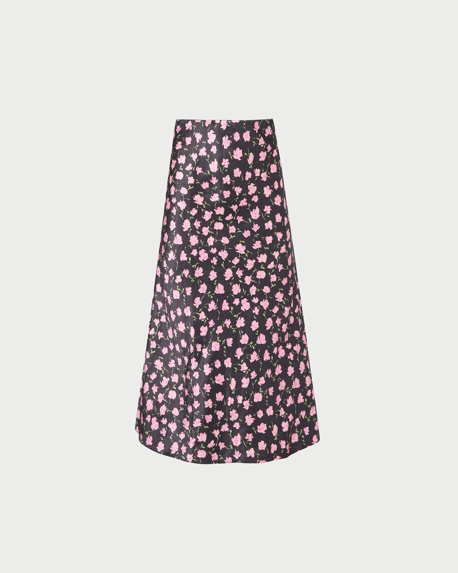 Mandy Midi Skirt | Black/Rosette - Image 2