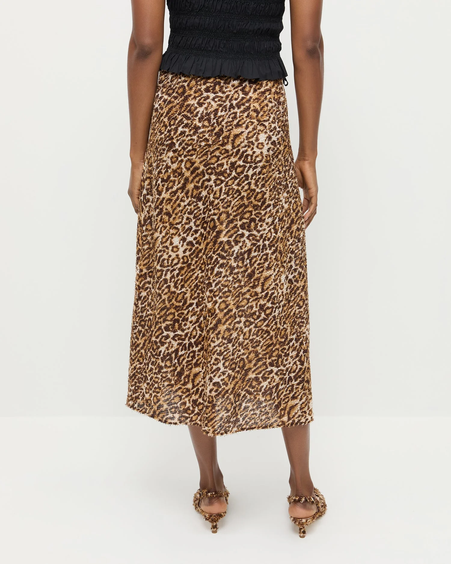 Mandy Midi Skirt | Leopard - Image 3