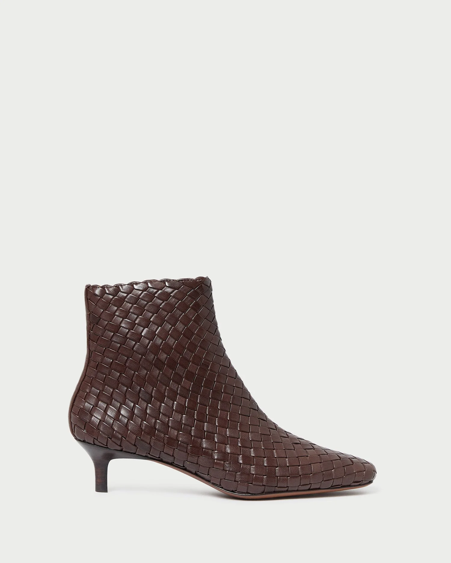 Marcella Woven Ankle Boot | Espresso