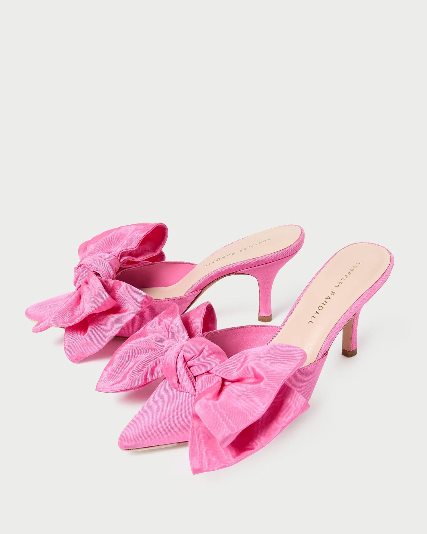 Margot Moire Bow Mule | Rose - Image 4