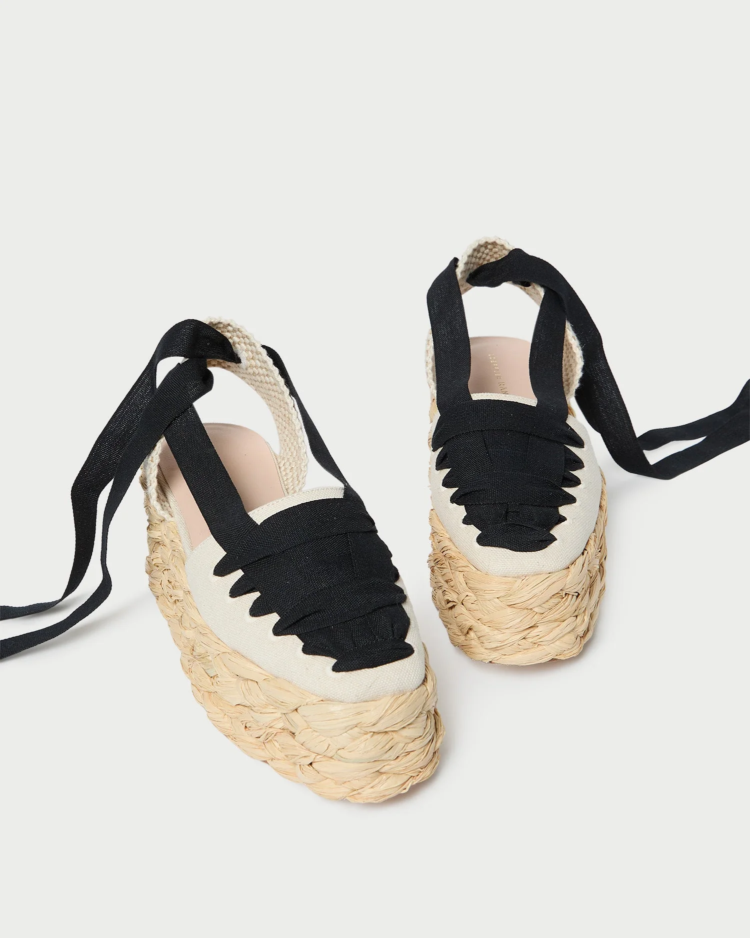 Mason Platform Espadrille | Natural/Black - Image 3