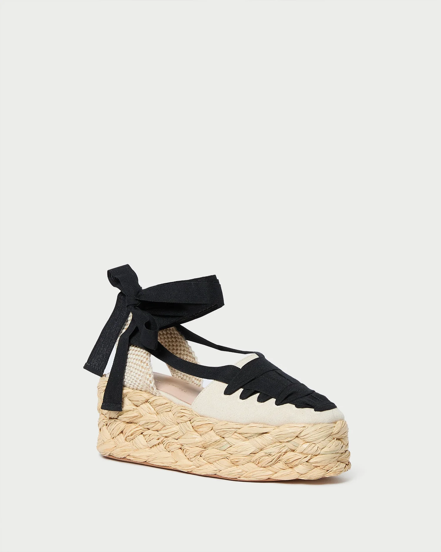 Mason Platform Espadrille | Natural/Black - Image 4