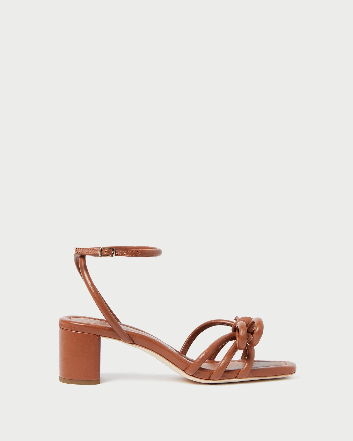 Mikel Bow Mid-Heel Sandal | Timber