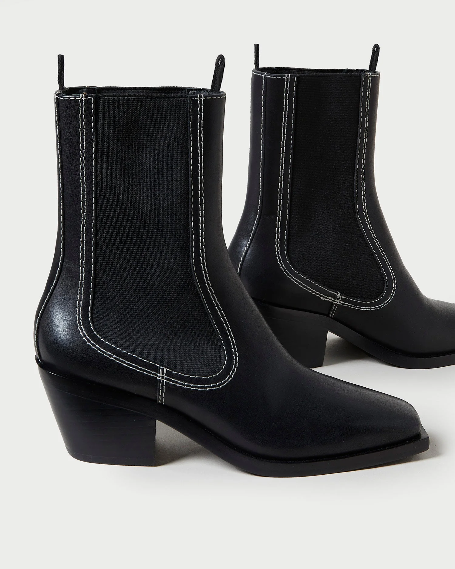 Nat Mid Western Boot | Black - Image 3