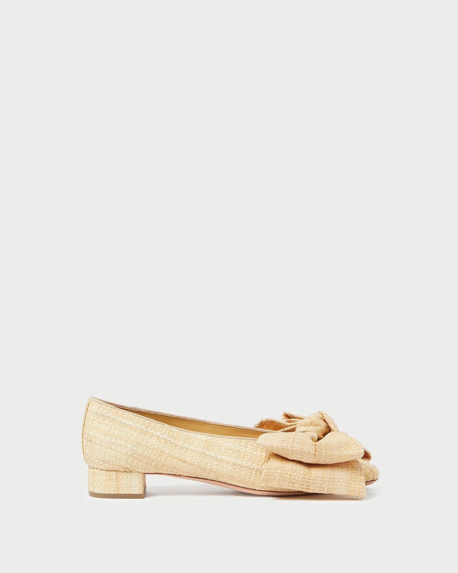 Noa Bow Flat | Natural Raffia - Image 2