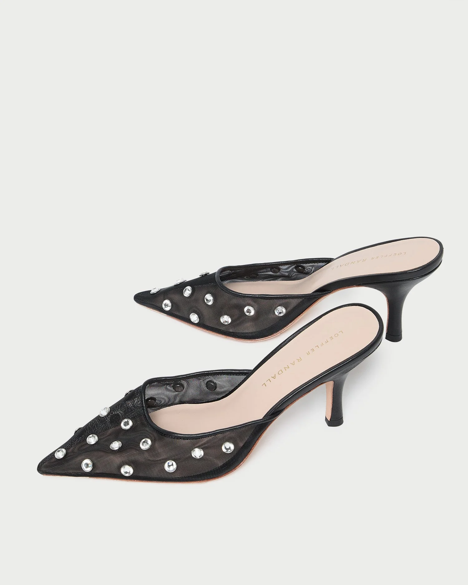 Paloma Mesh Mule | Black/Crystal - Image 5