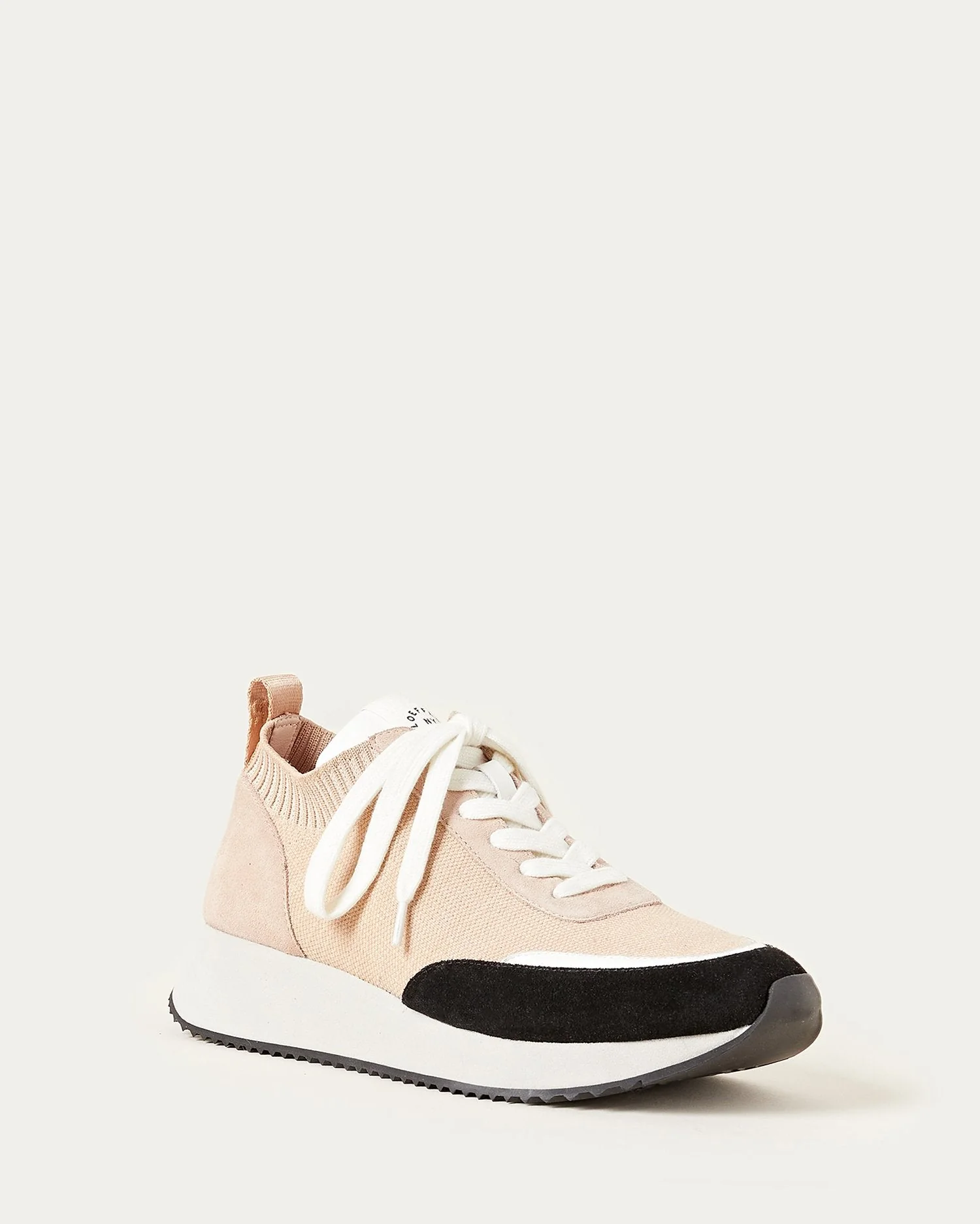 Remi Knit Sneaker | Natural/Black